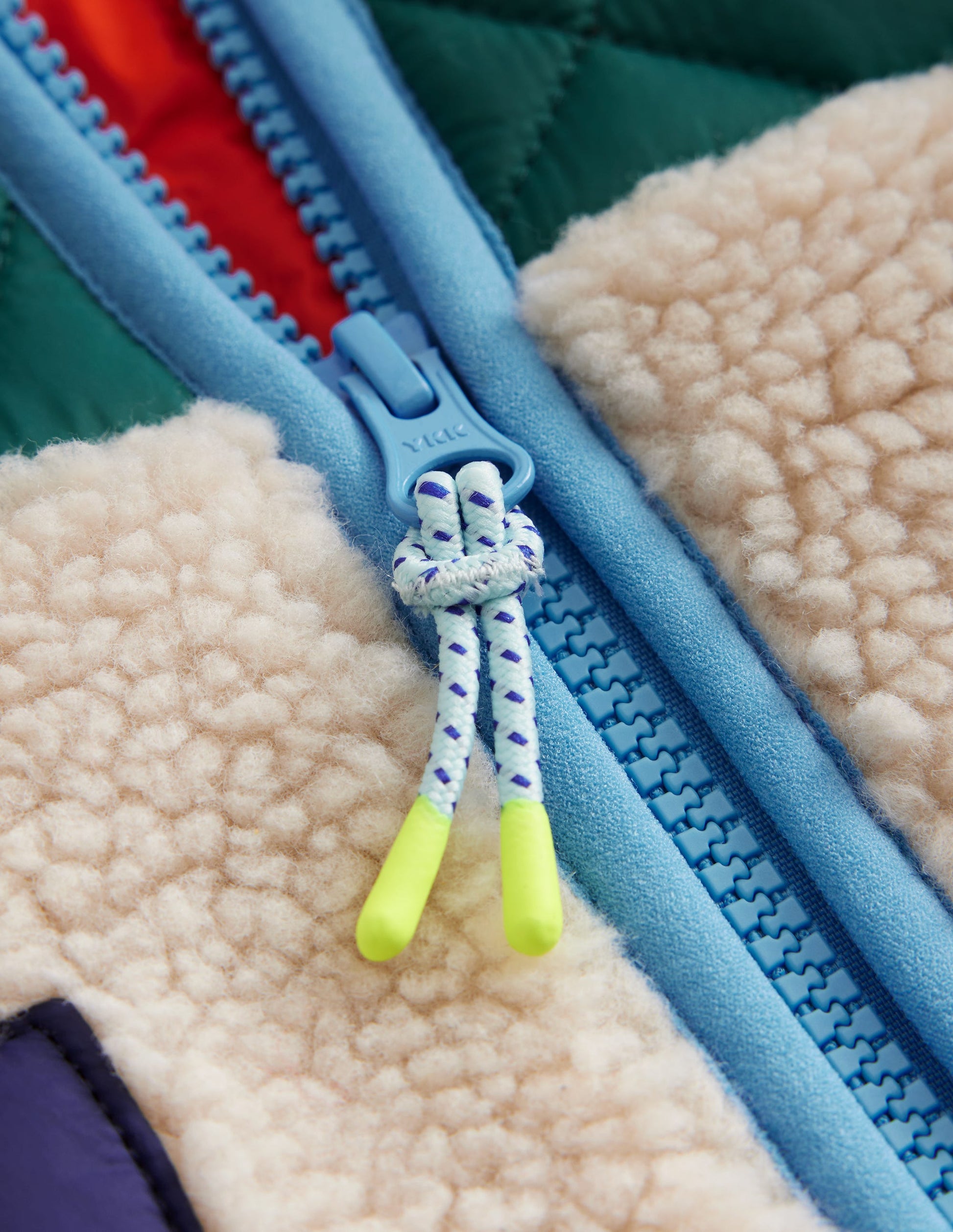 Borg Mix Jacket-Multi-3