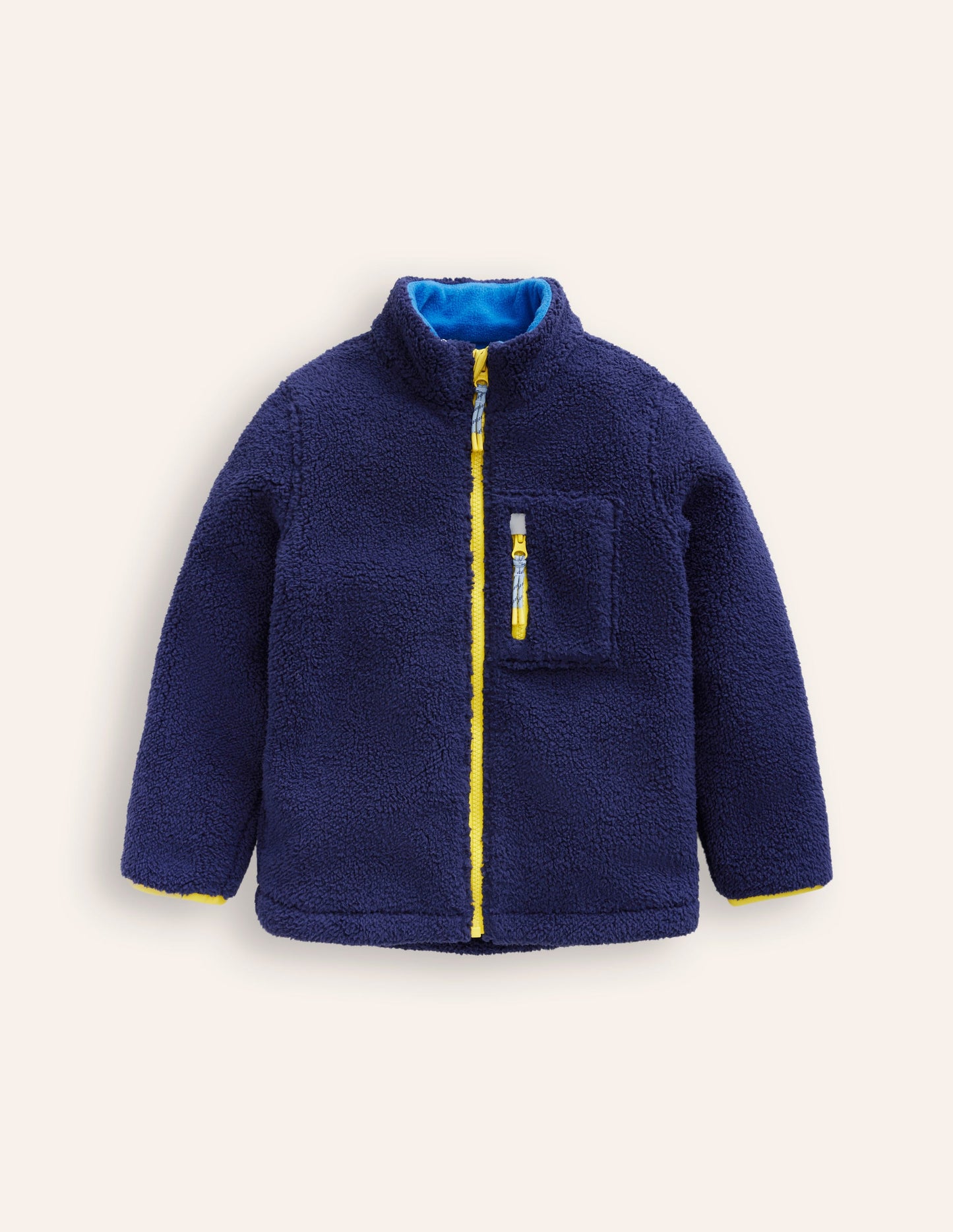 Cosy Windproof Fleece-College Navy