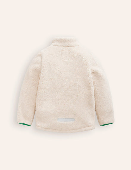 Cosy Windproof Fleece-Natural Sherpa