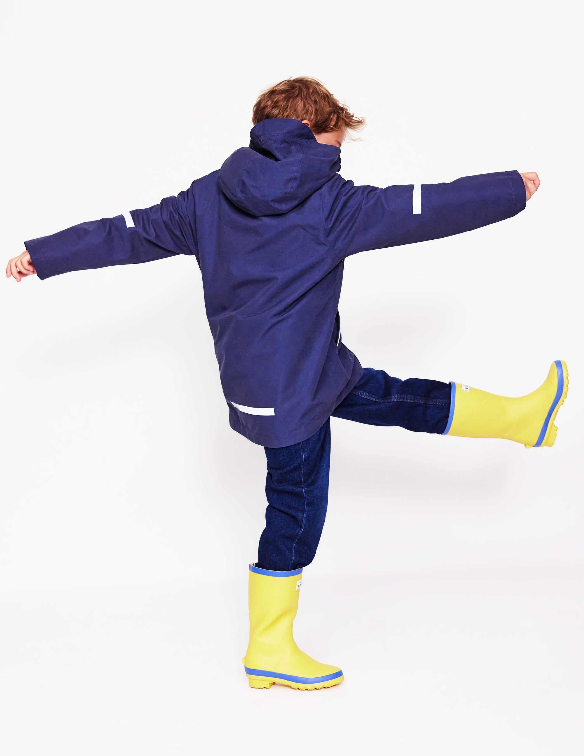 Waterproof Fisherman's Jacket-College Navy - Image 3