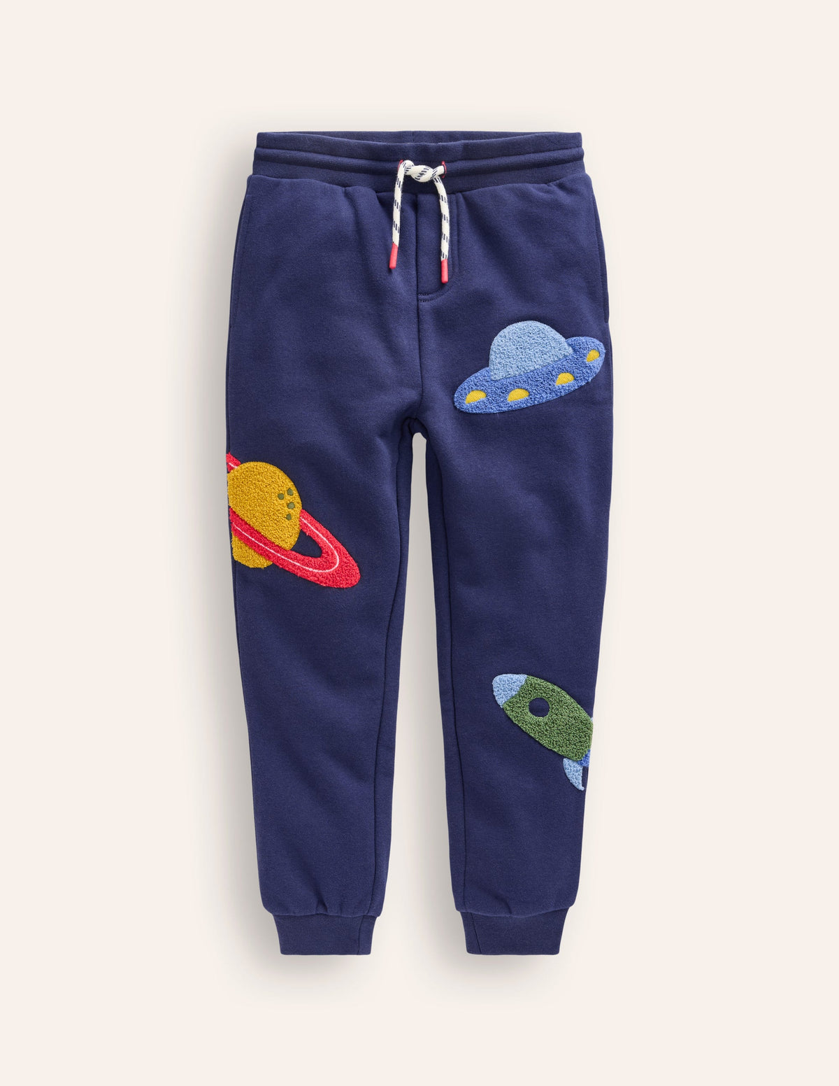 Appliqué Joggers-College Navy - Image 1