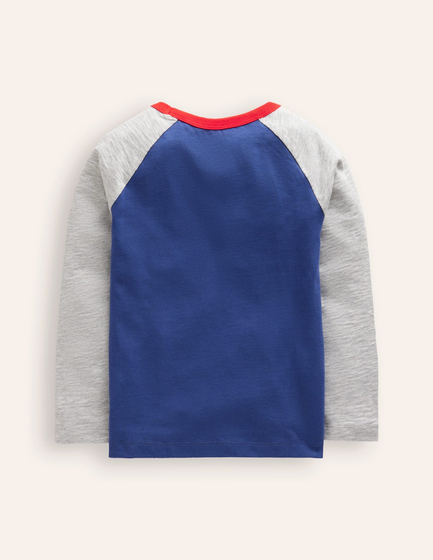 Printed Logo Raglan T-Shirt-Starboard Blue Football