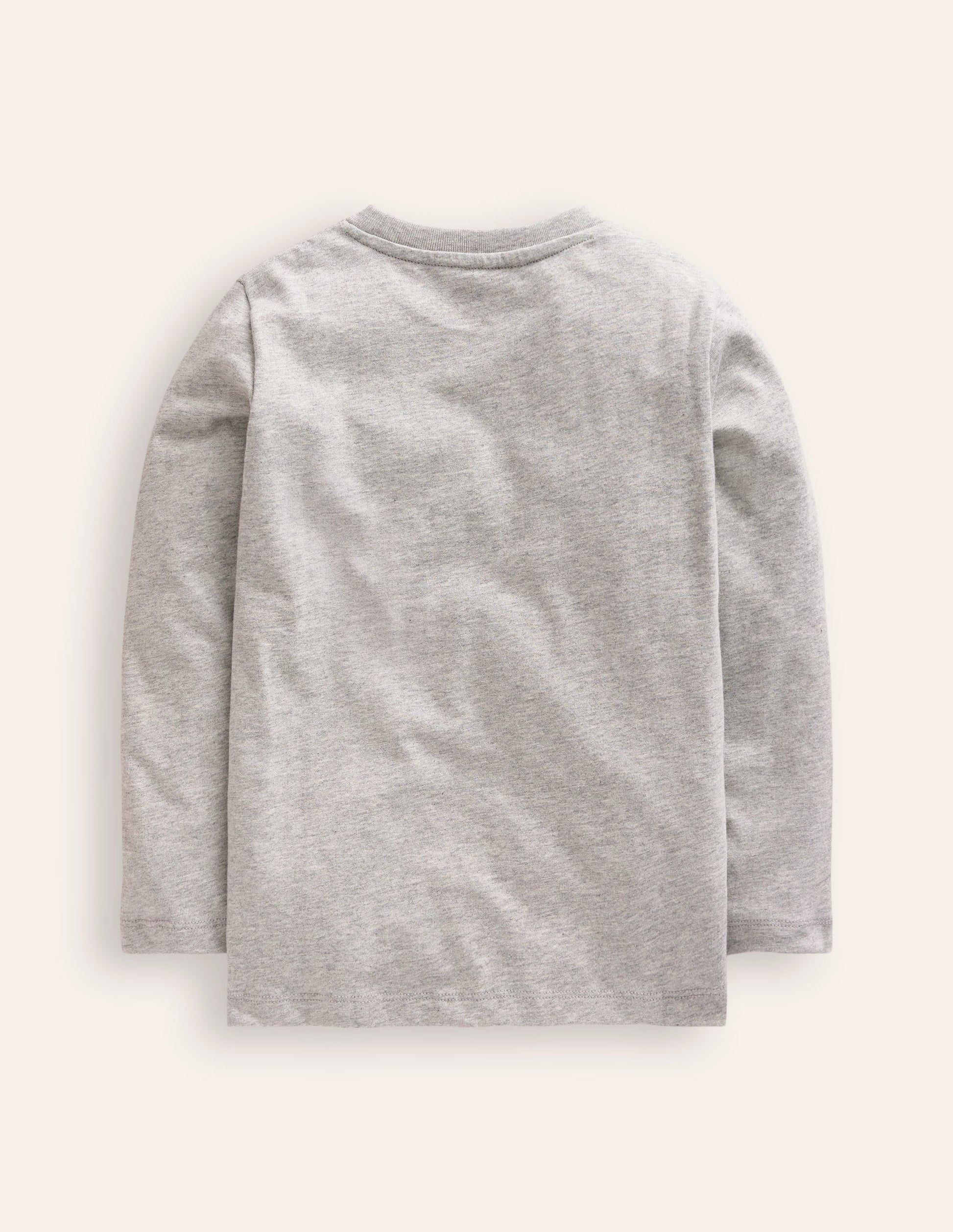 Glow-In-The-Dark T-Shirt-Grey Marl Skeleton-2