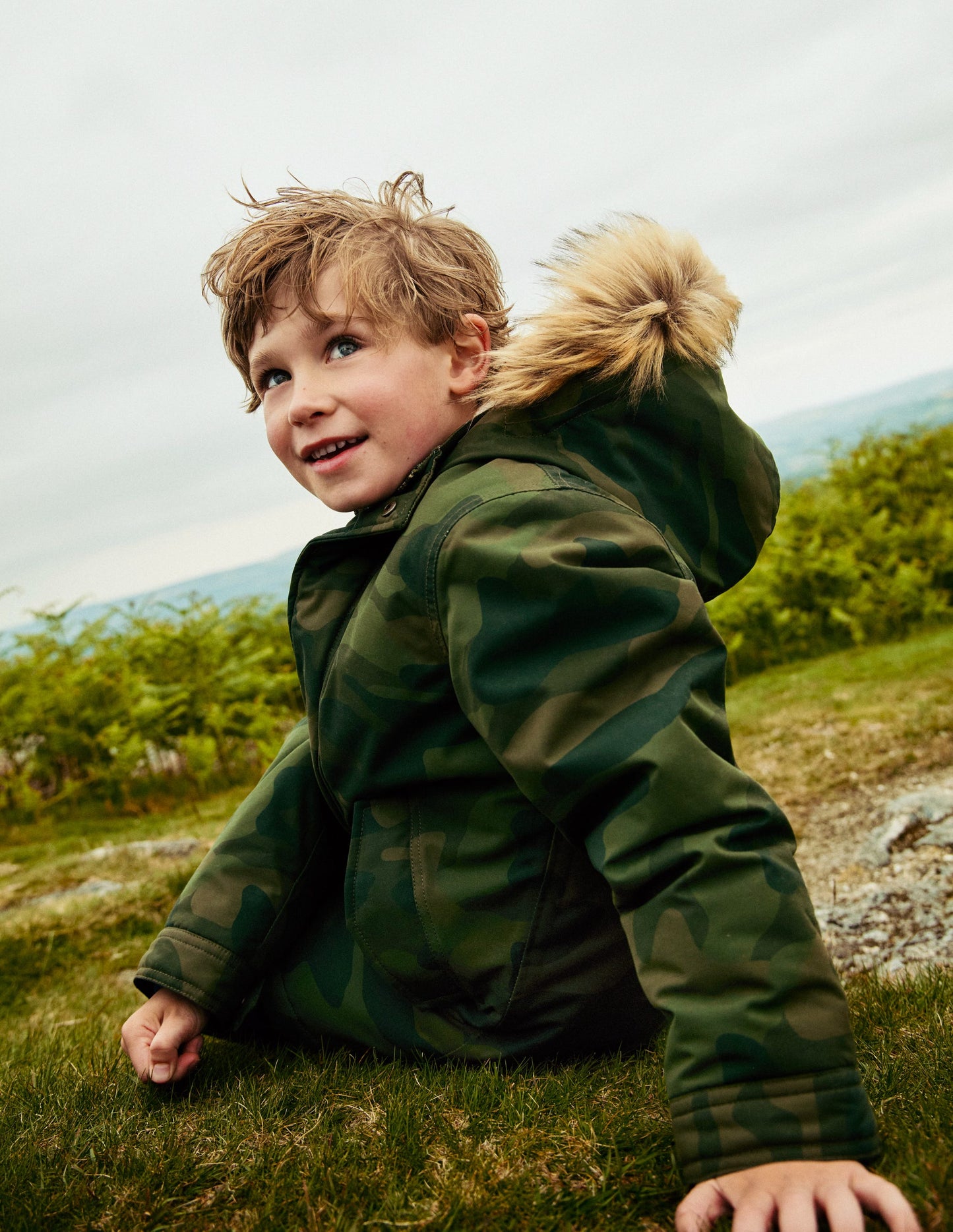 Authentic Waterproof Parka-Tonal Green Camo