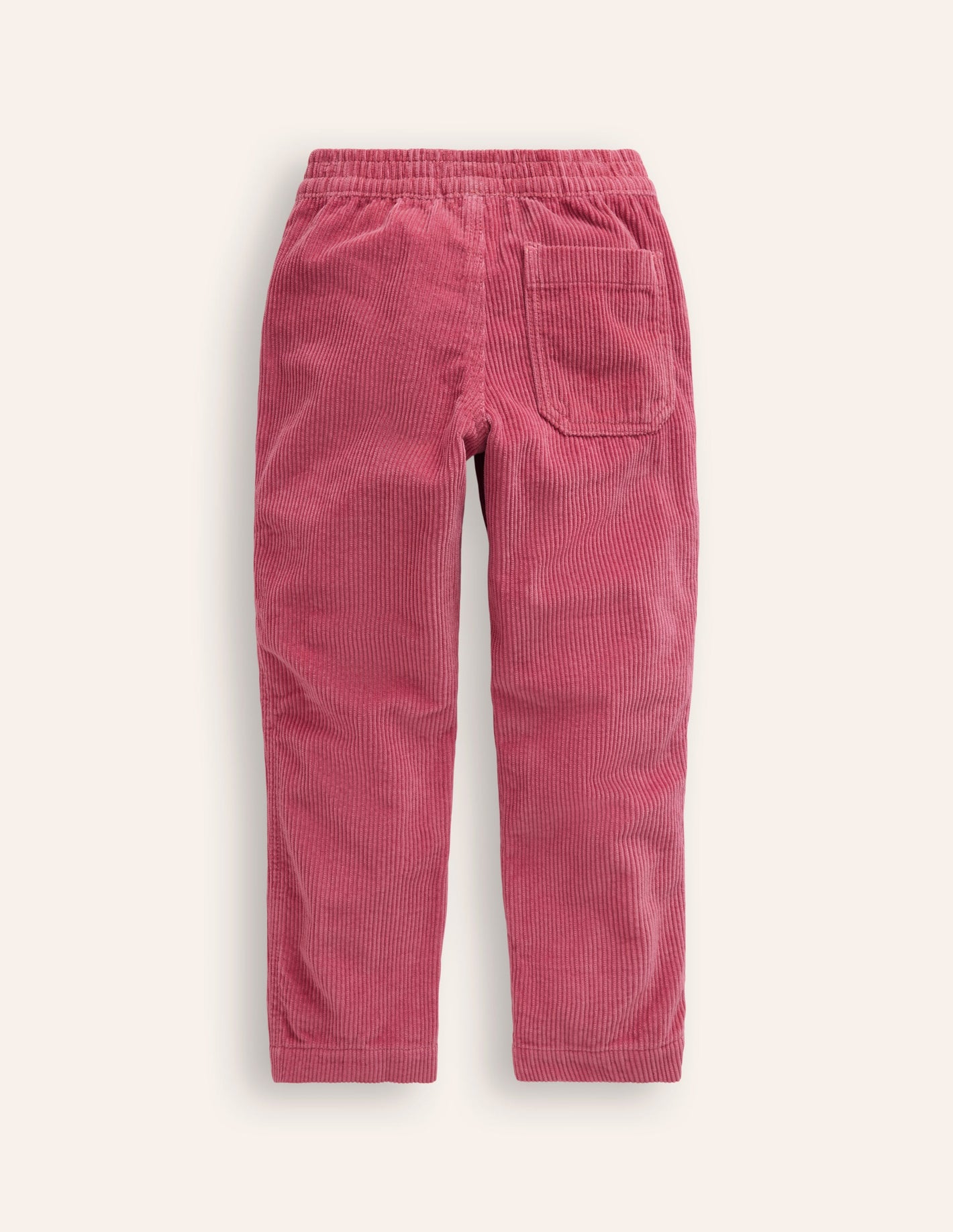 Pull-On Cord Trousers-Rose Petal Pink