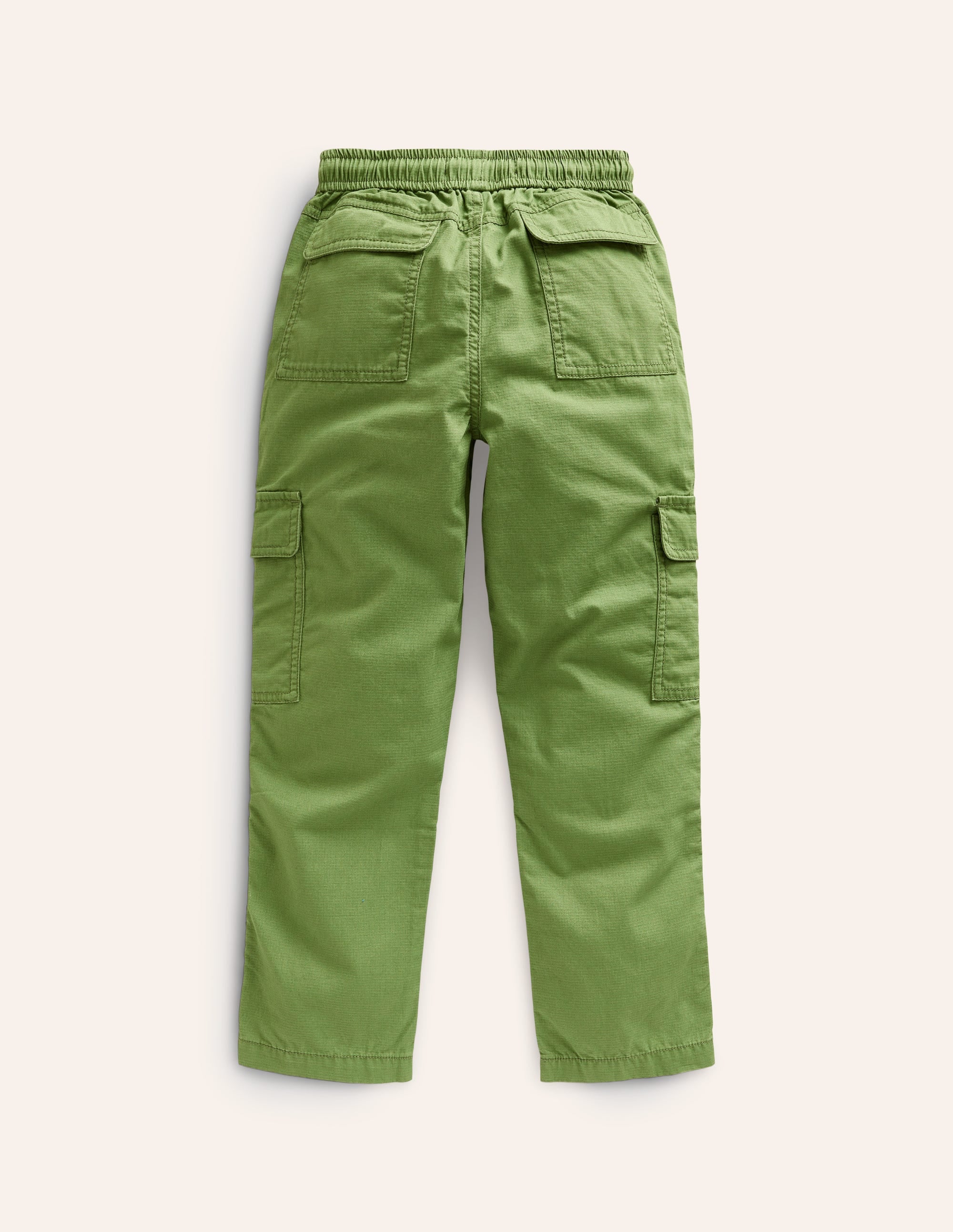 Cargo Pull On Trousers-Leaf Green - Image 2