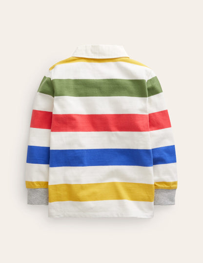 Classic Rugby Shirt-Rainbow Stripe