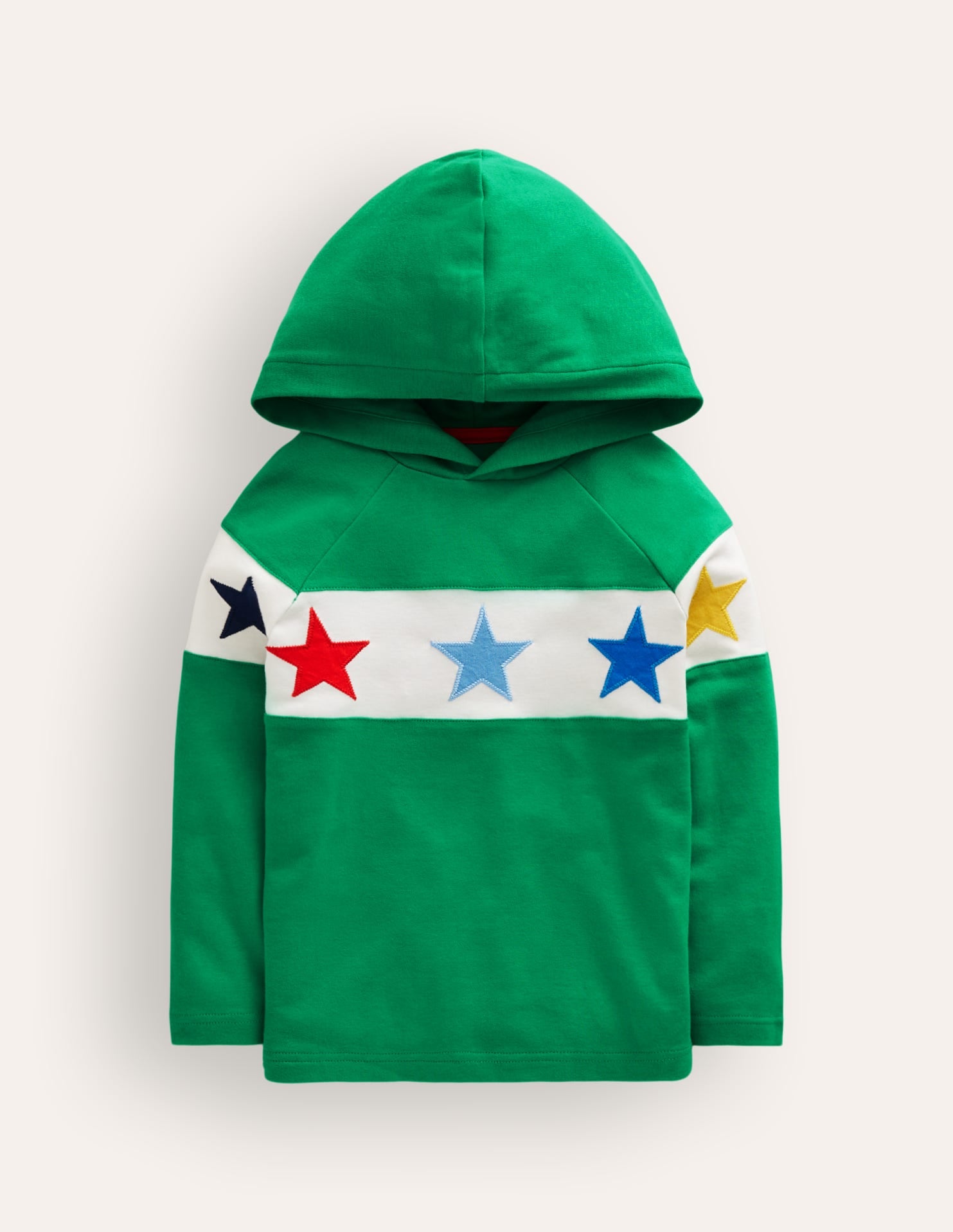 Supersoft Hooded Raglan-Highland Green - Image 1