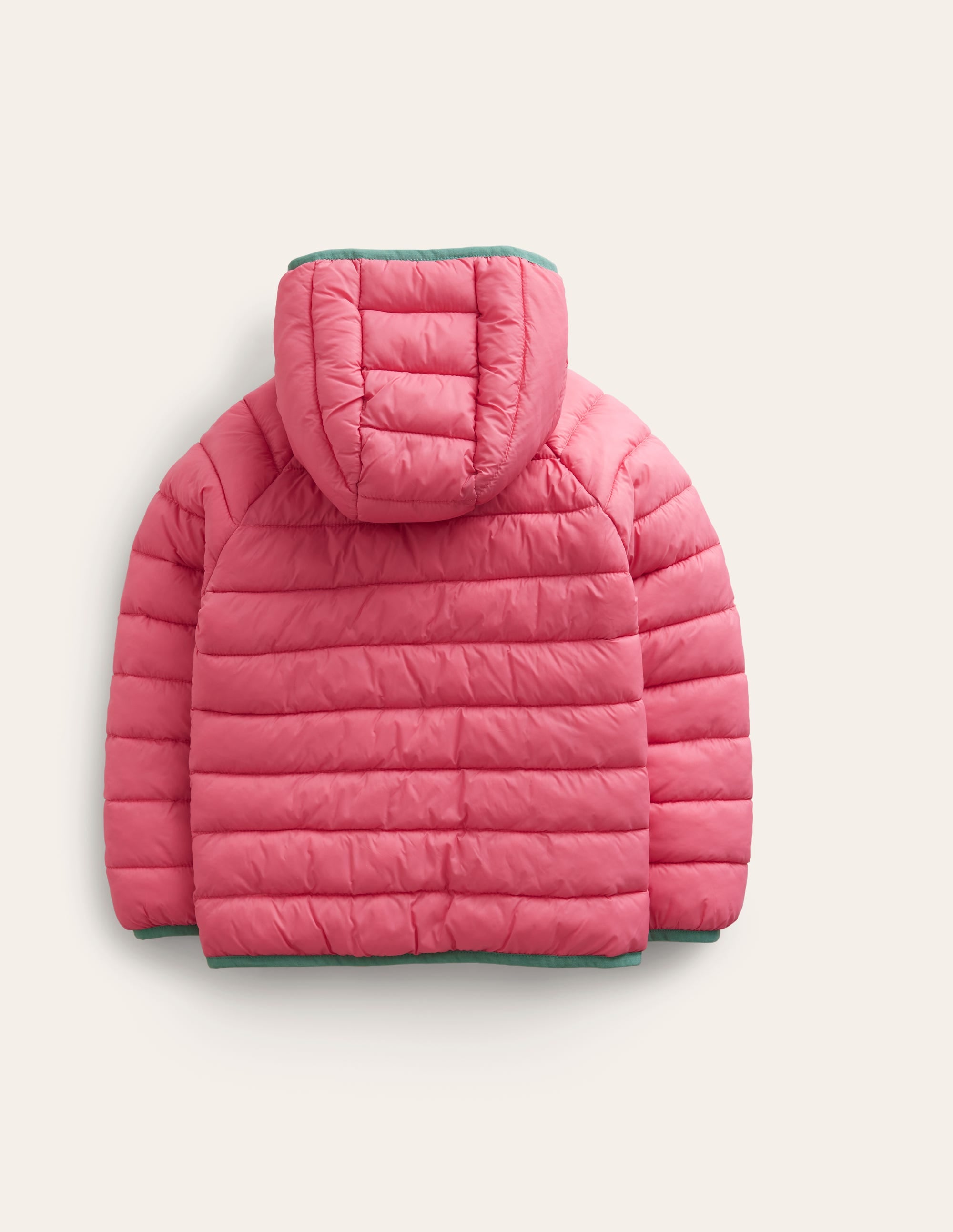 Pack-away Padded Jacket-Rose Pink - Image 2