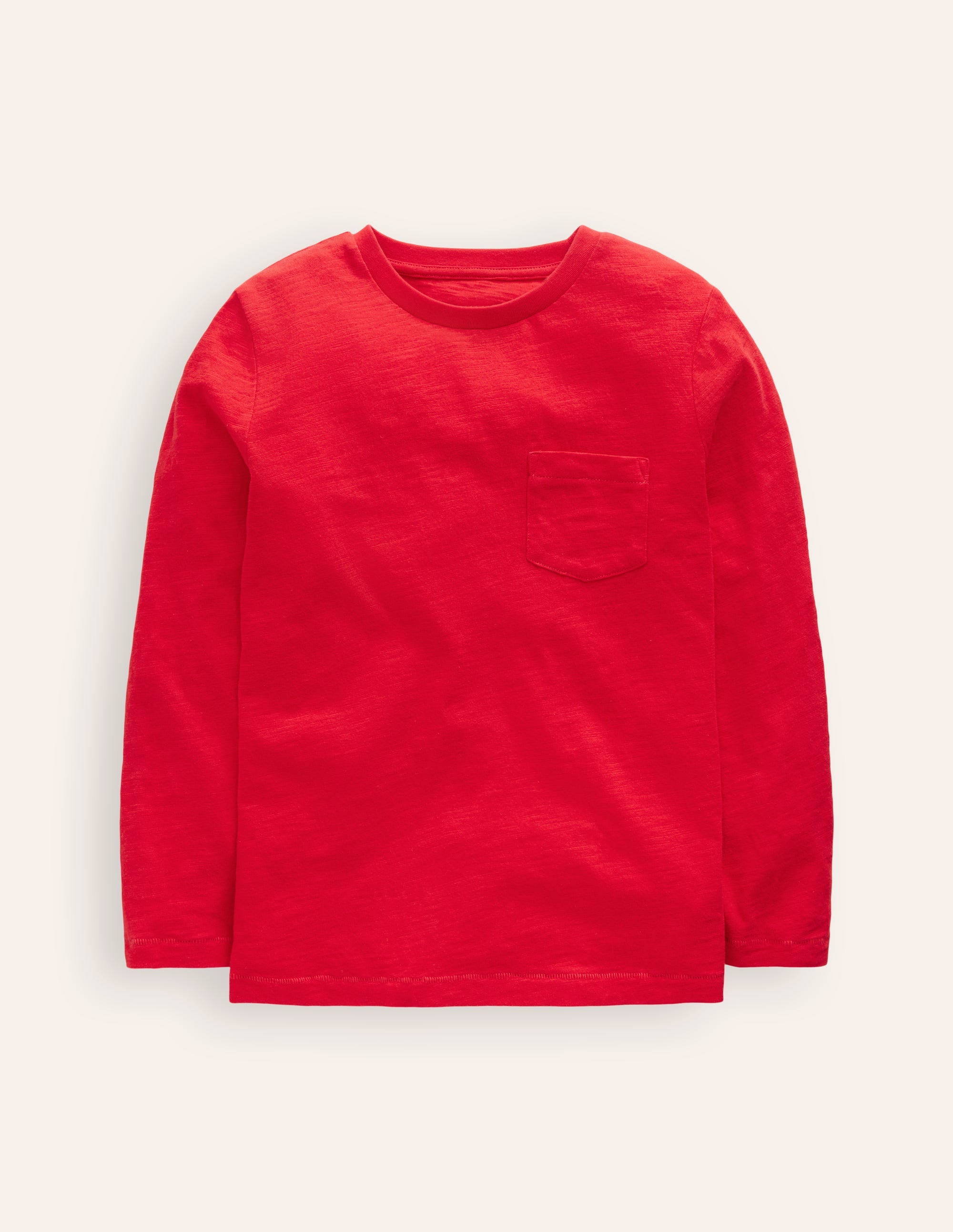 Everyday Long Sleeve T-Shirt-Poppy Red - Image 1