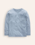 Everyday Long Sleeve T-Shirt-Pebble Blue