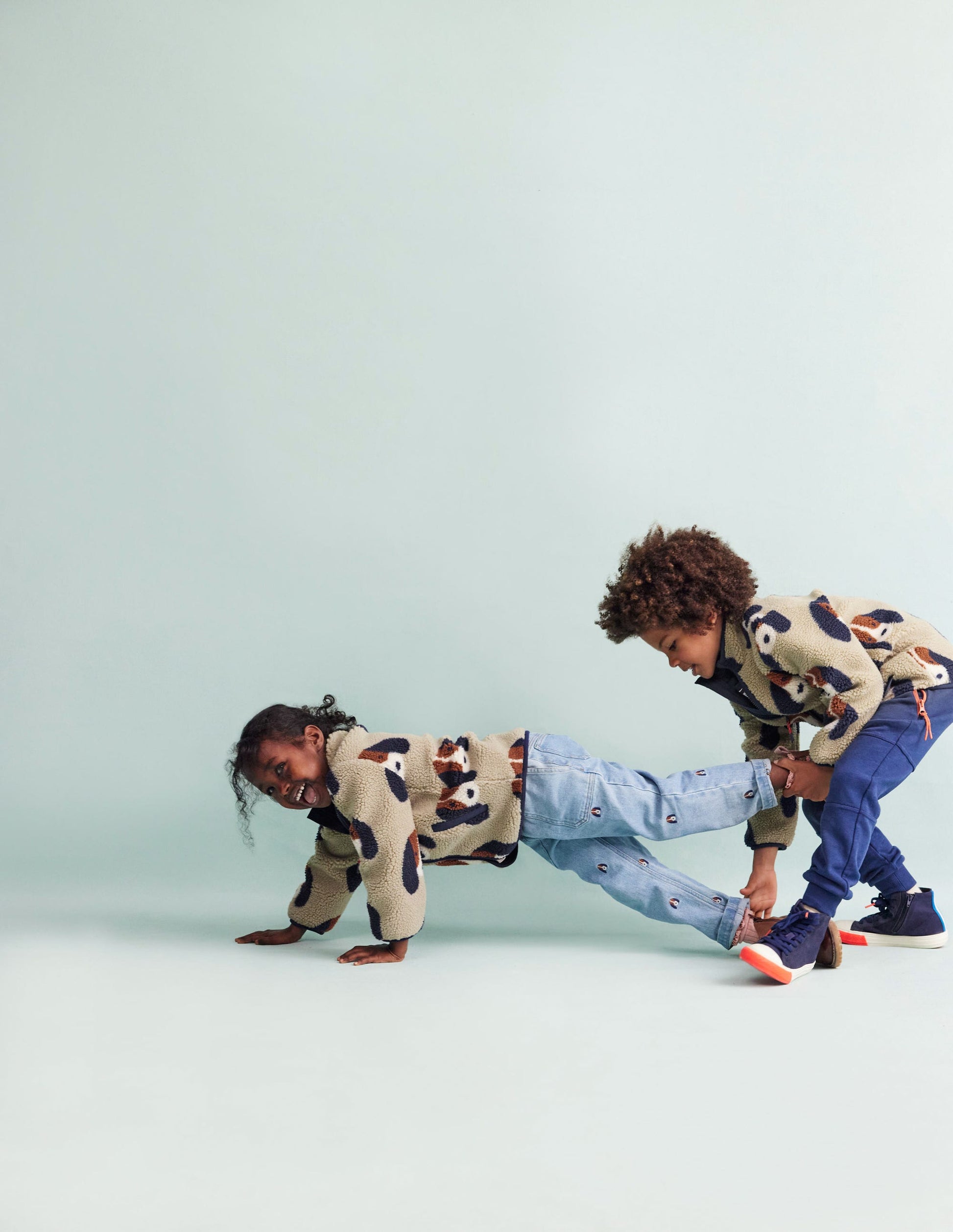 Cosy Borg Jacket-Oatmeal Pups-11