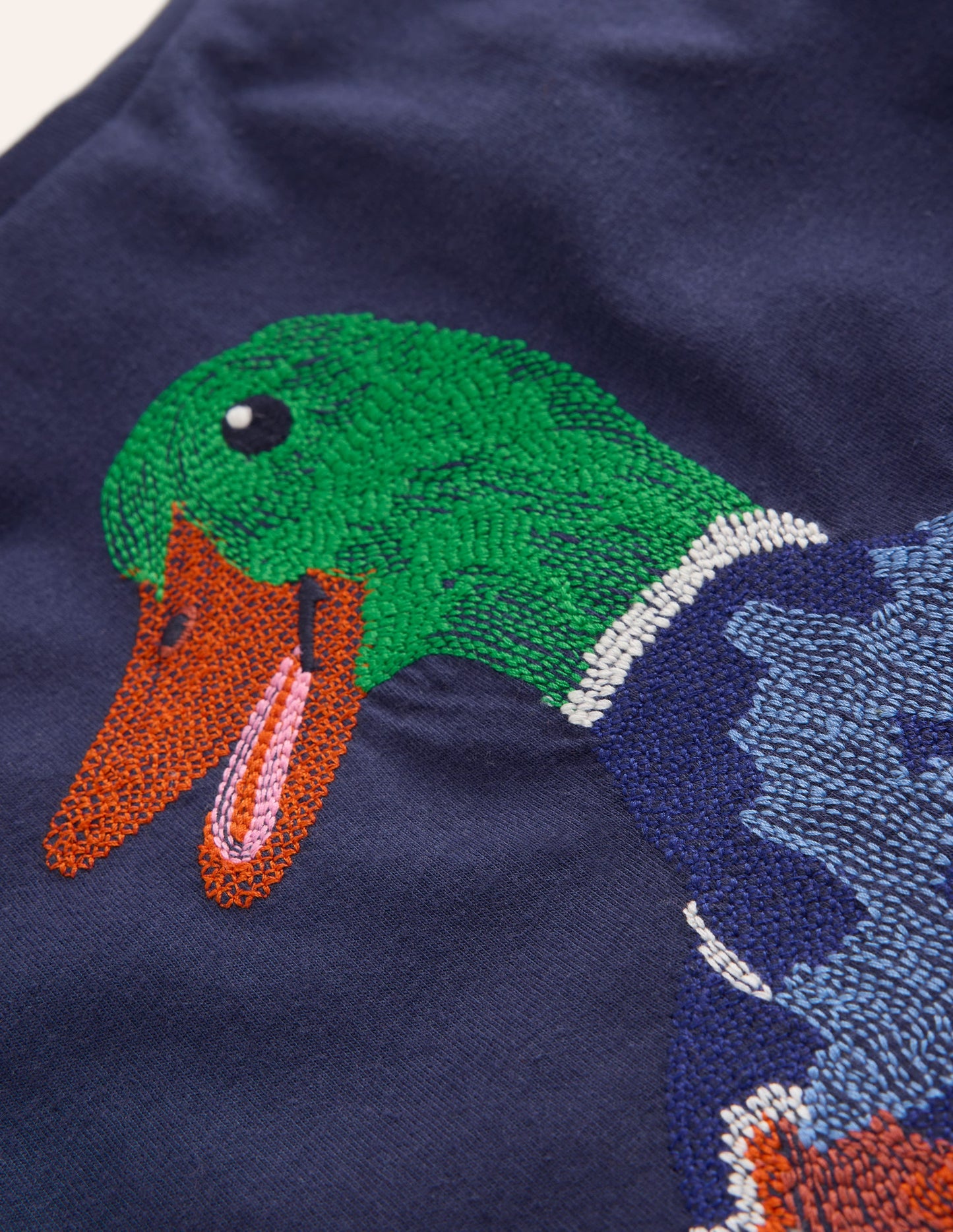 Superstitch Animal T-shirt-College Navy Duck