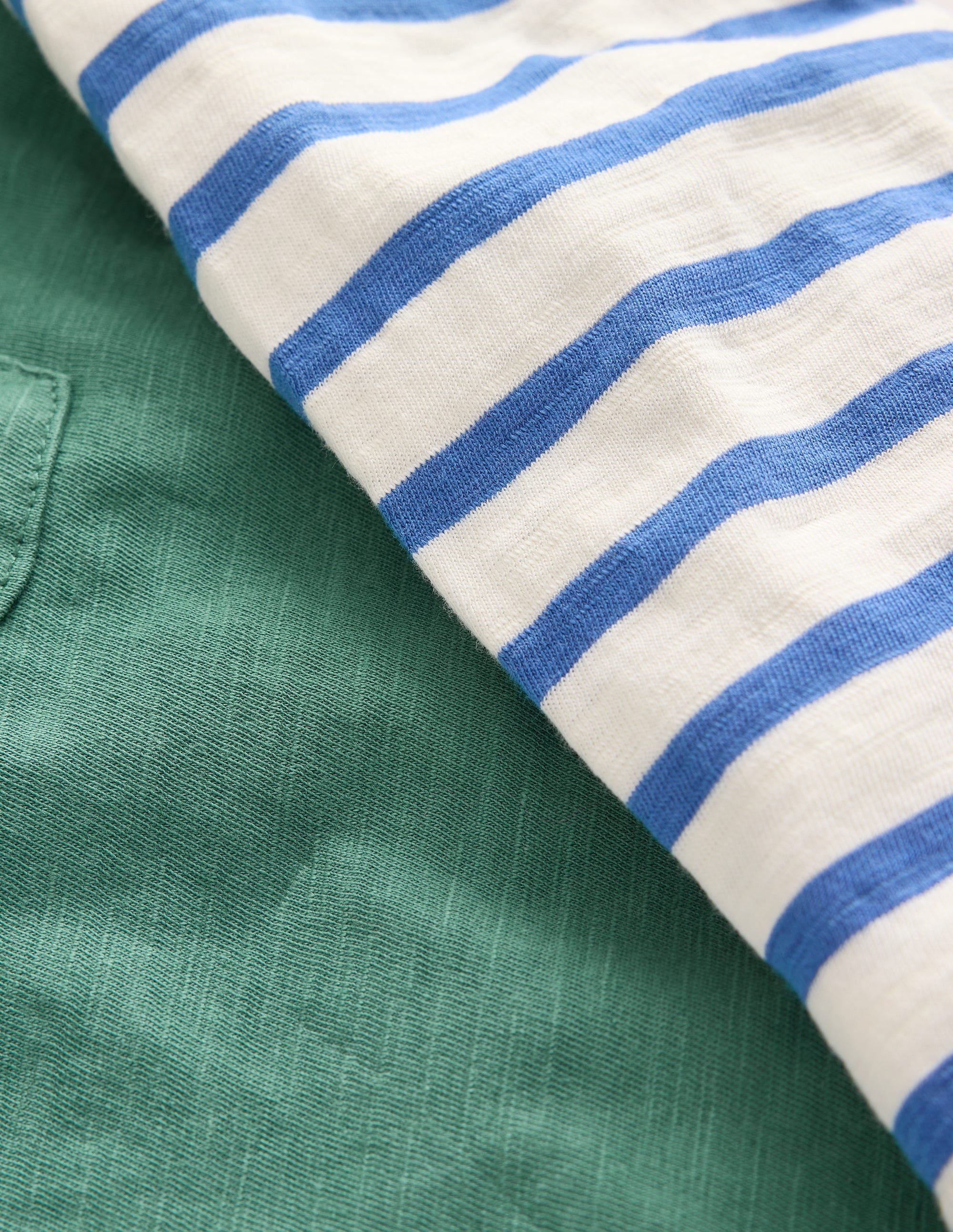 Mock Sleeve T-Shirt-Spruce Green - Image 3