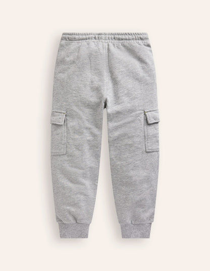 Cargo Joggers-Grey Marl