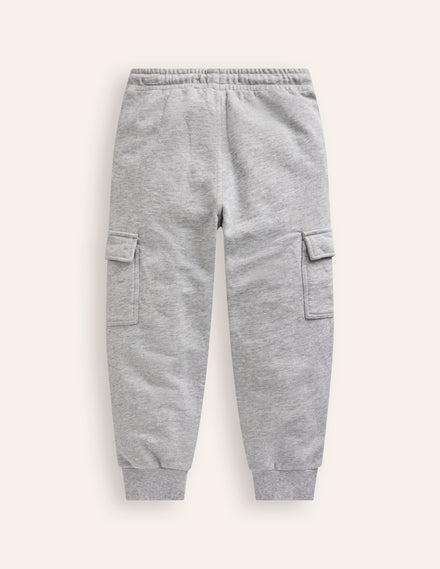 Cargo Joggers-Grey Marl