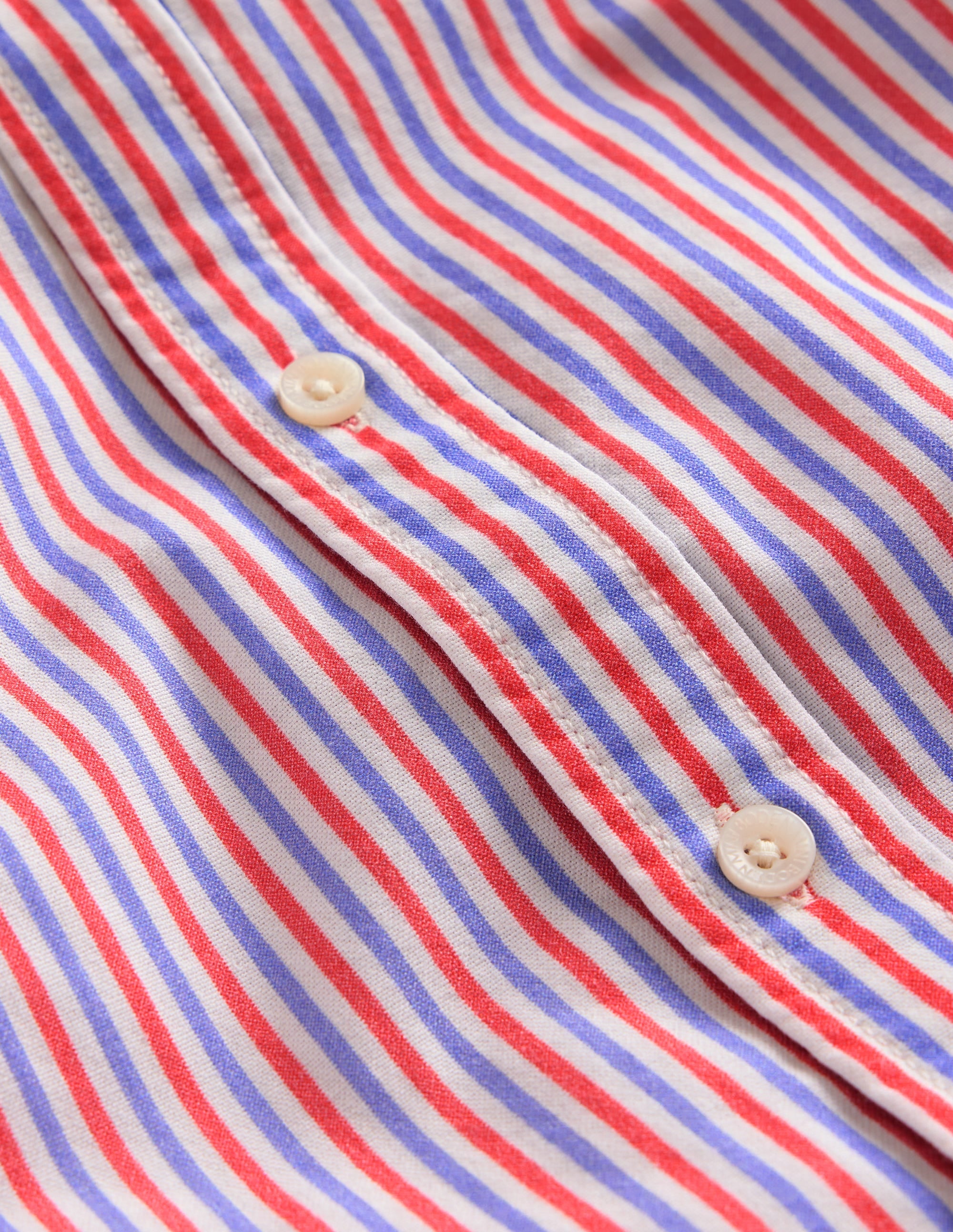 Oxford Shirt-Poppy Red/Blue Stripe - Image 8