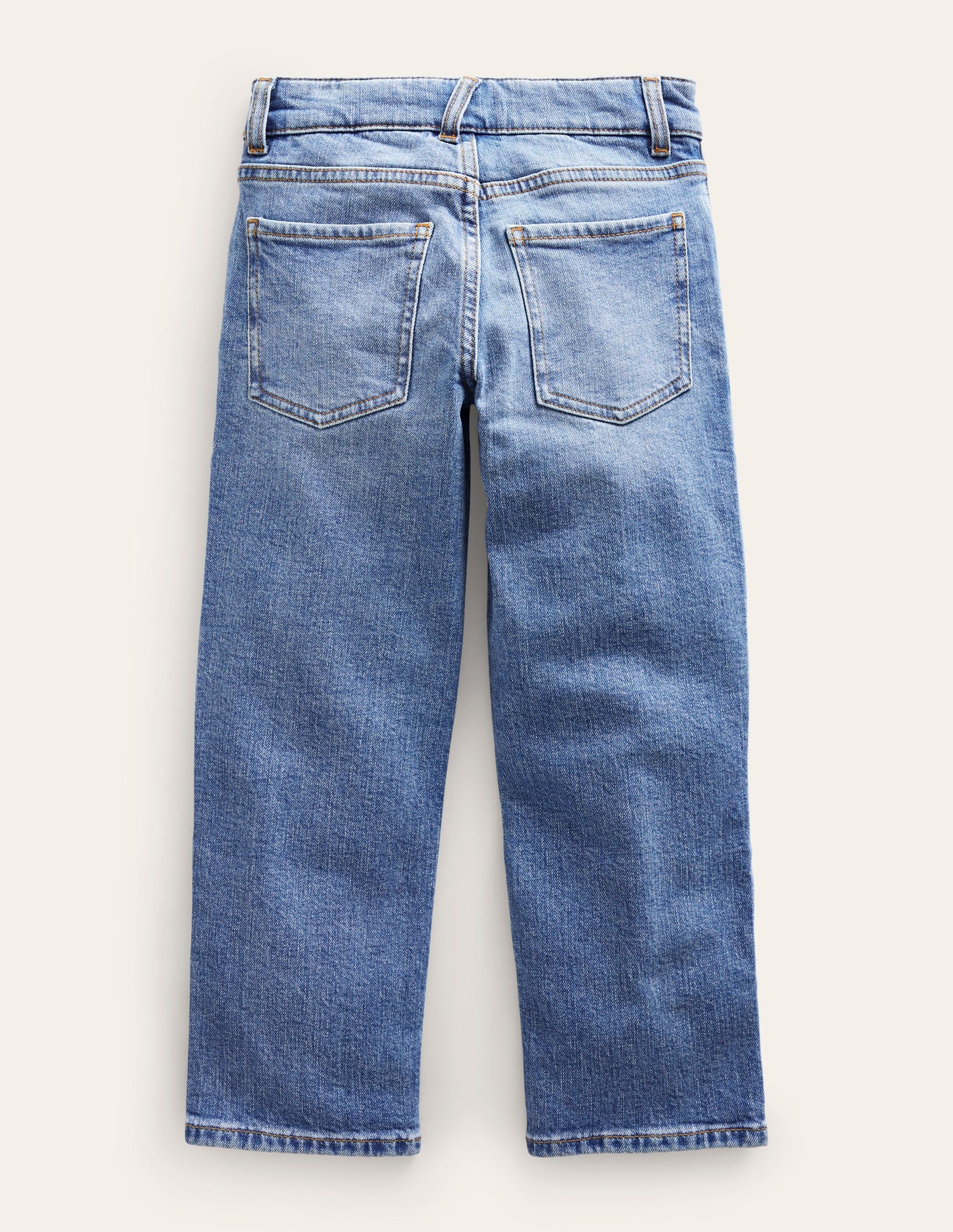 Everyday Straight Jeans-Mid Wash Denim