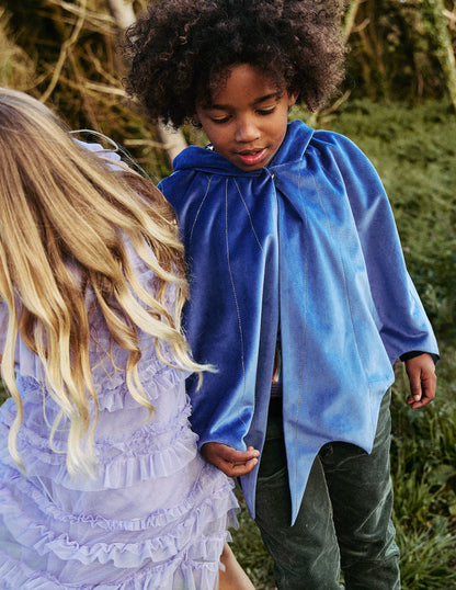 Bat Fancy Dress Cape-Starboard Blue Bat-4