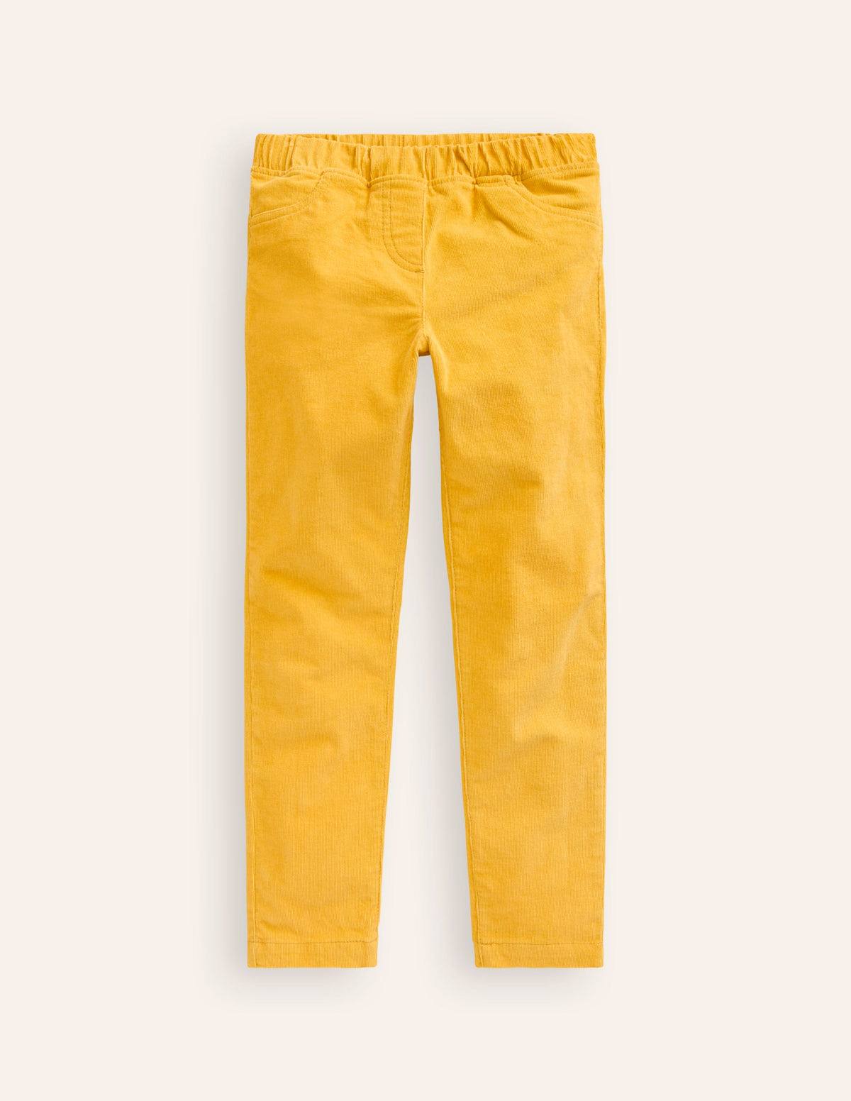 Cord Leggings-Canary Yellow - Image 1