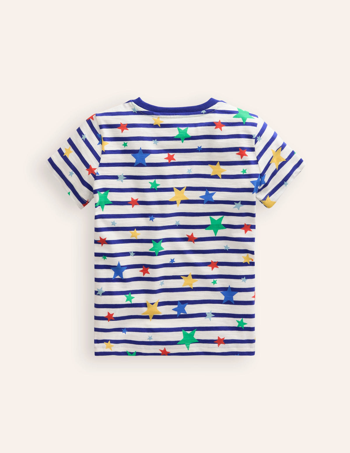 All-over Printed T-Shirt-Breton Multi Star - Image 2