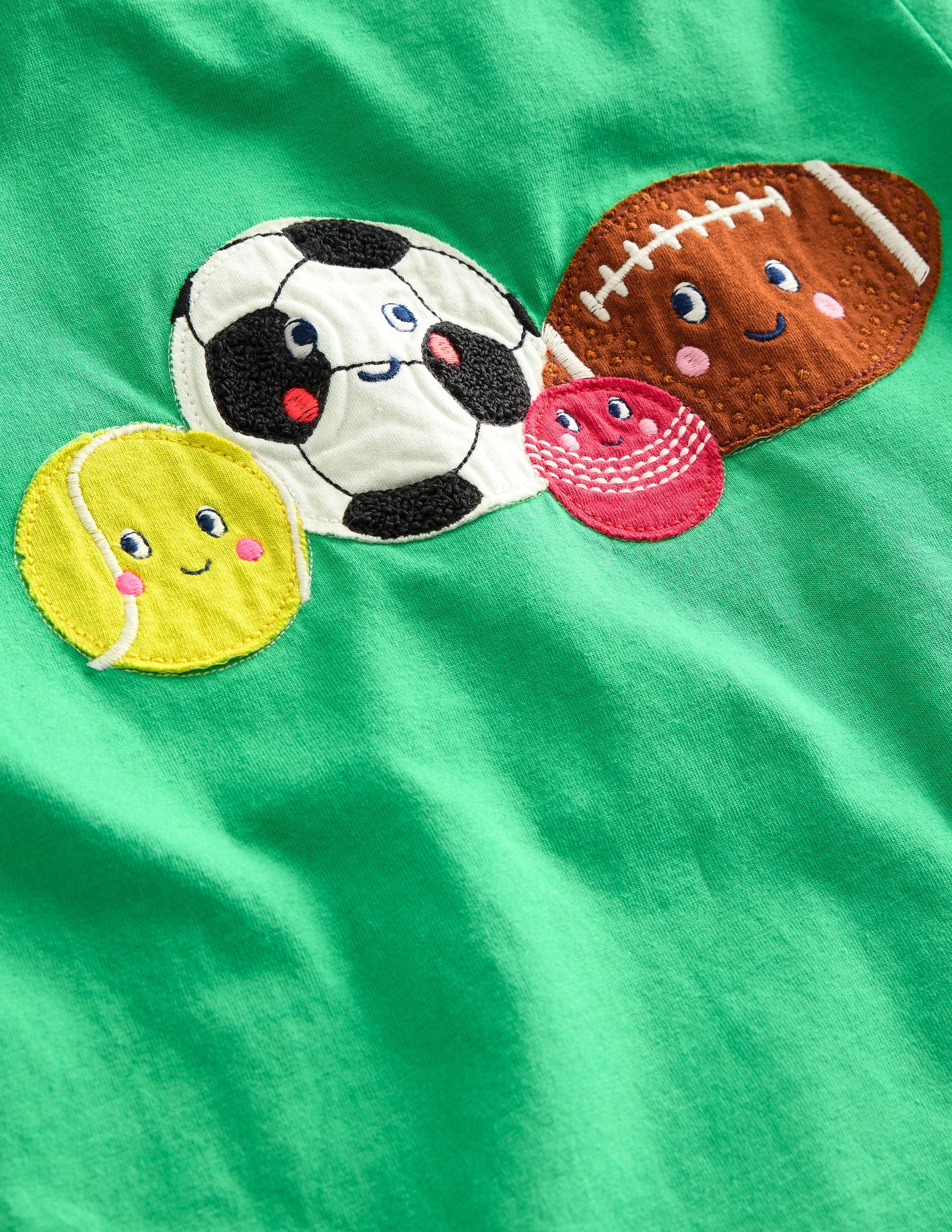 Novelty Sports Balls T-shirt-Pea Green Sports-3