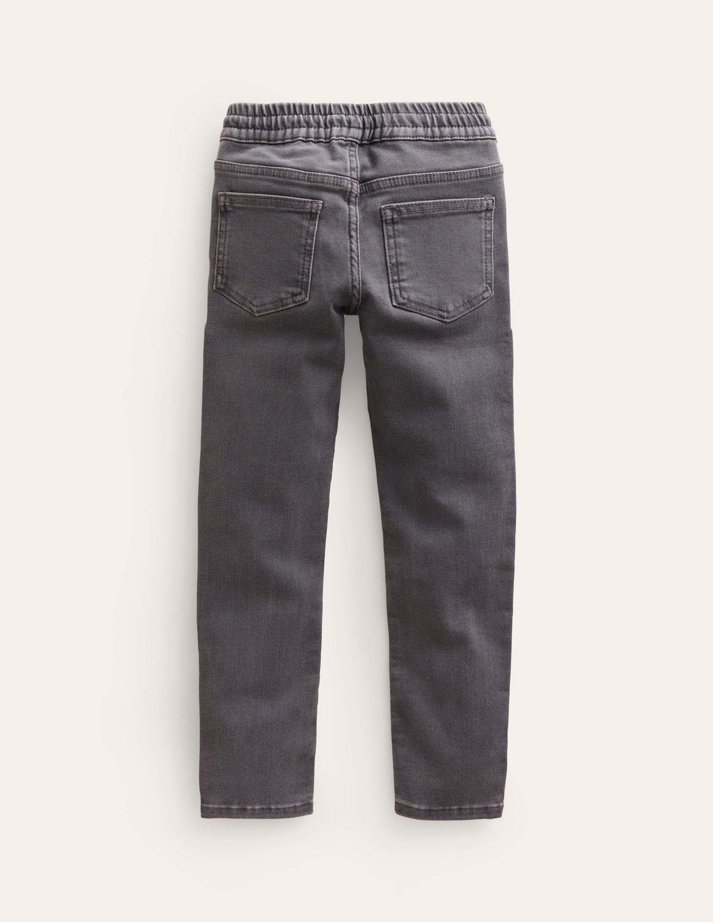 Jersey Skinny Jeans-Grey Denim