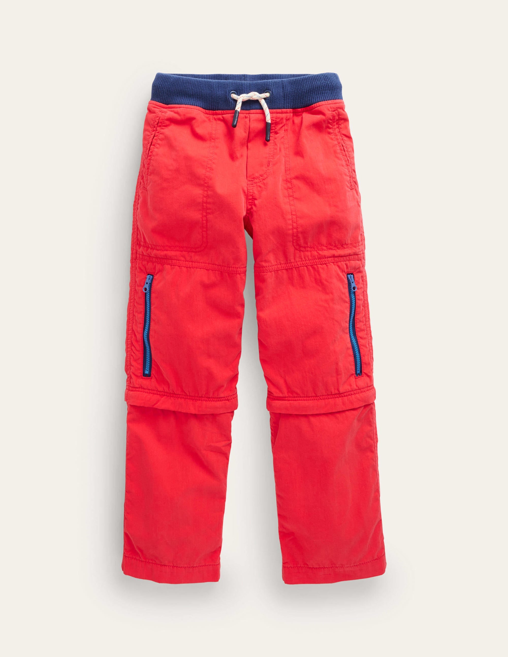 Zip-off Techno Trousers-Firecracker Red - Image 1