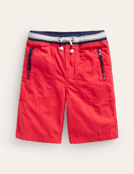 Adventure Shorts-Poppy Red