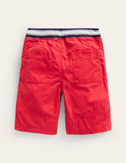 Adventure Shorts-Poppy Red