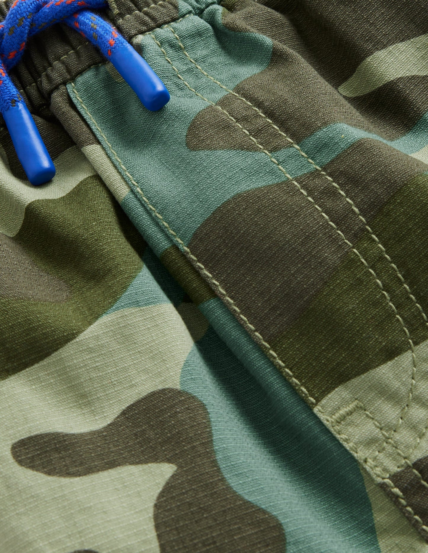 Cargo Pull-on Trousers-Rosemary Green Camo