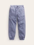 Garment Dye Track Joggers-Dusty Blue