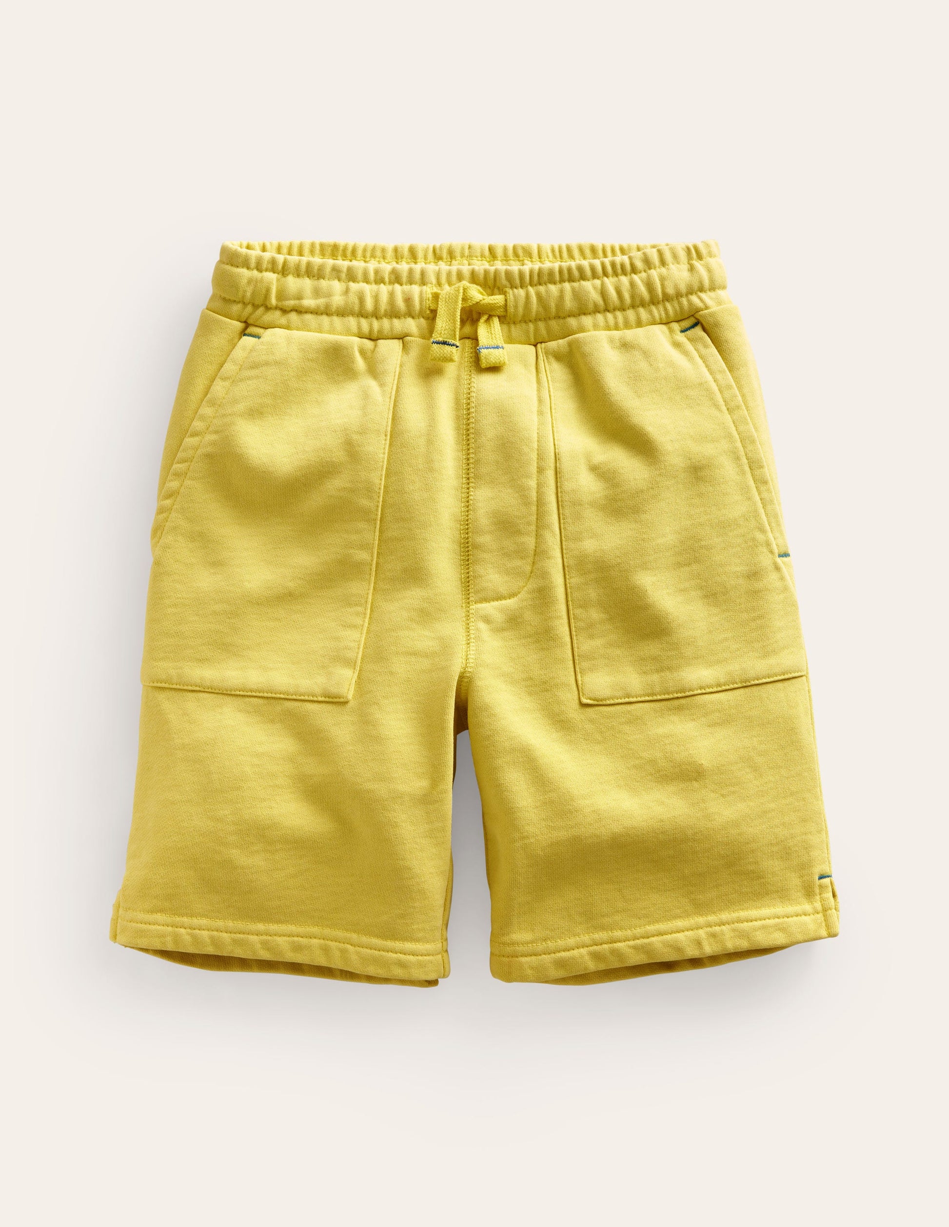 Garment Dye Shorts-Zest Yellow-1