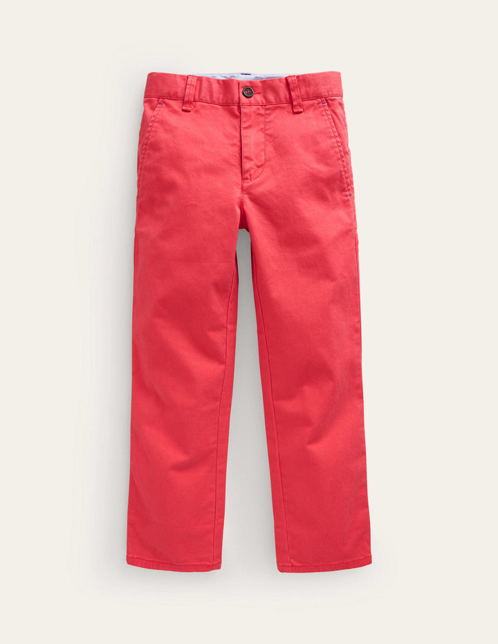 Classic Chinos-Jam Red