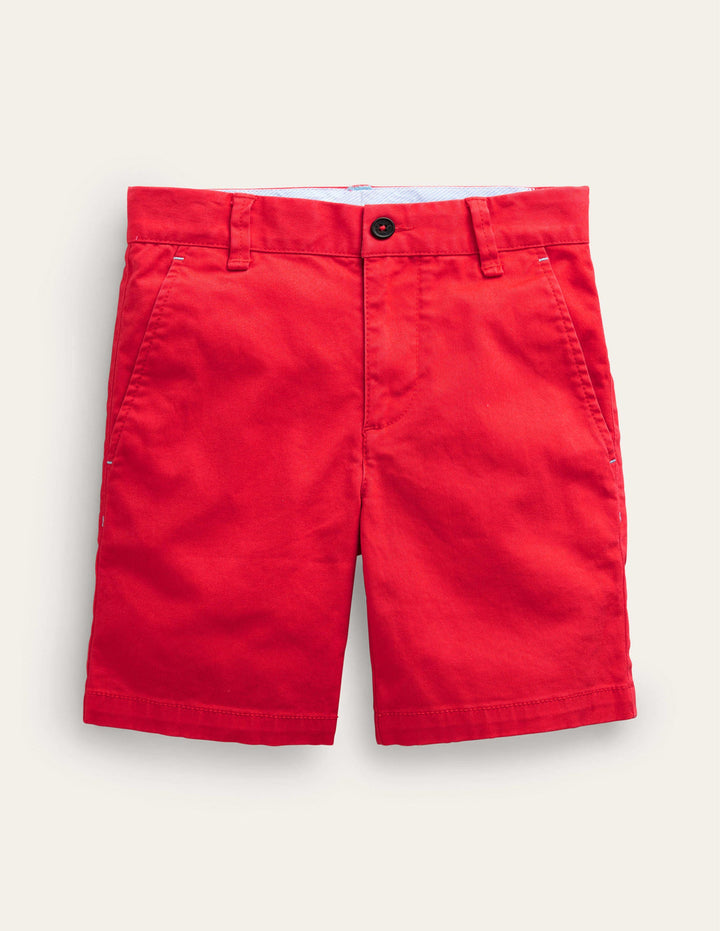 Classic Chino Shorts-Jam Red