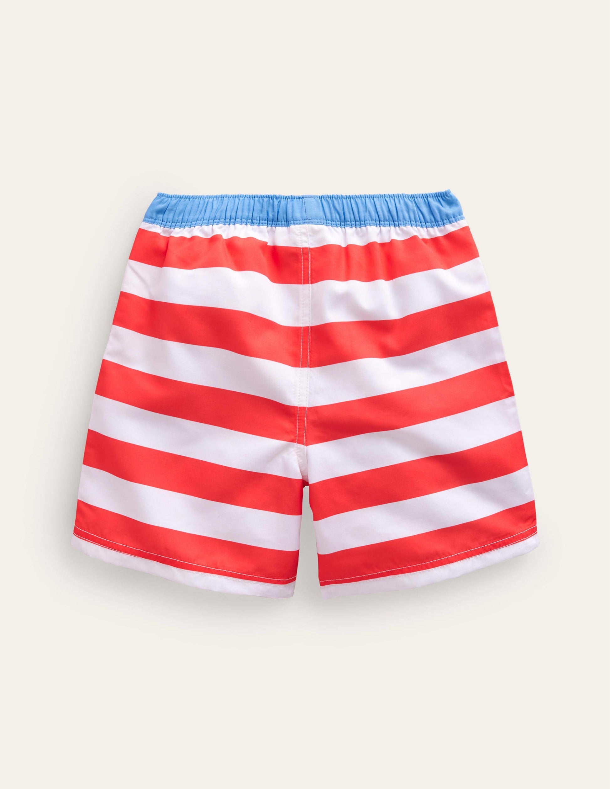 Swim Shorts-Red and White Crab-2