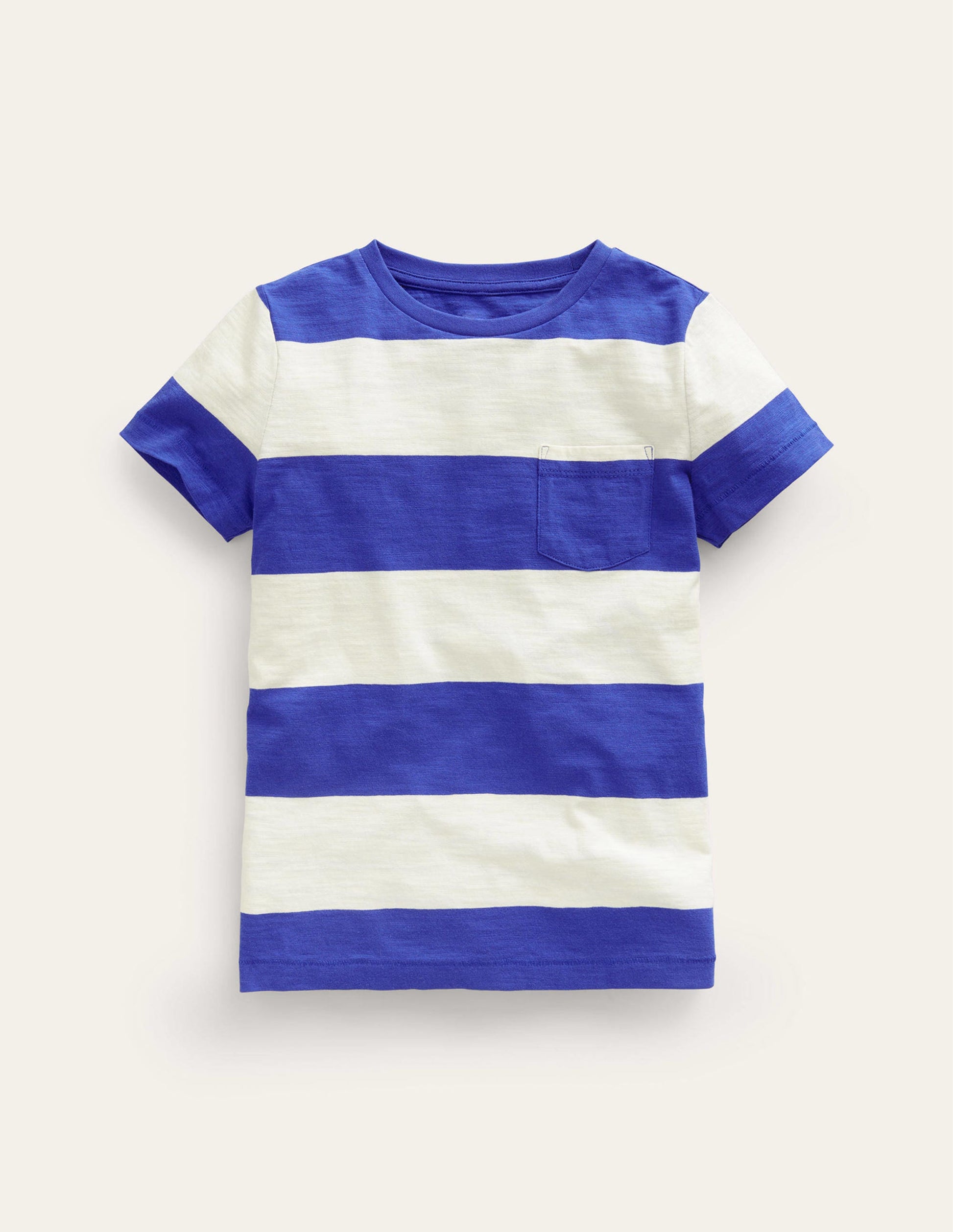Washed Slub T-shirt-Wisteria Blue/Ivory-1