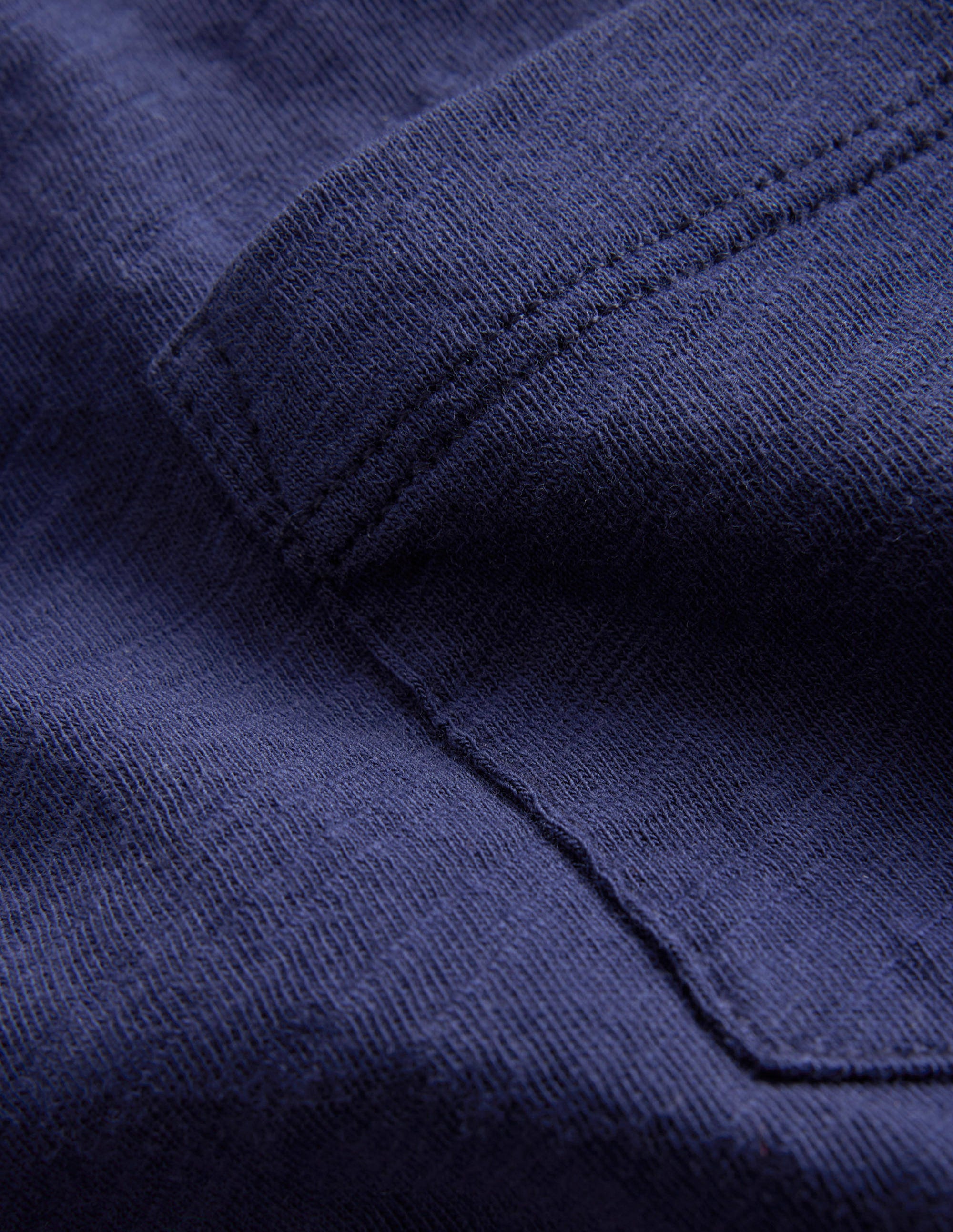Washed Slub T-shirt-College Navy - Image 3