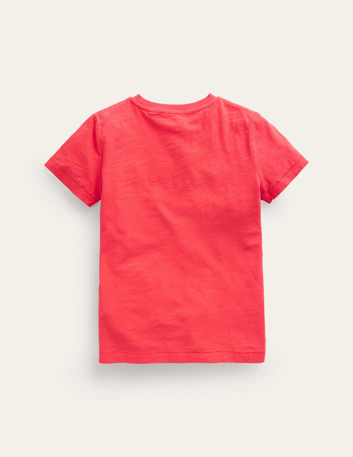 Washed Slub T-shirt-Jam Red - Image 2