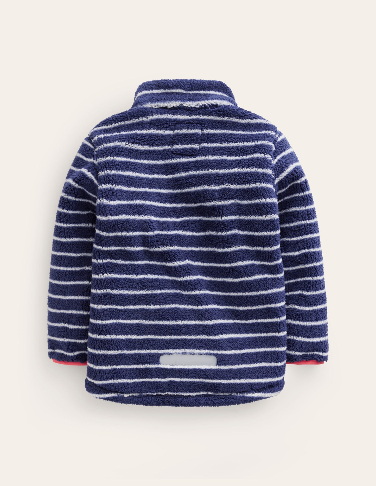 Cosy Windproof Fleece-College Navy / Ivory Stripe