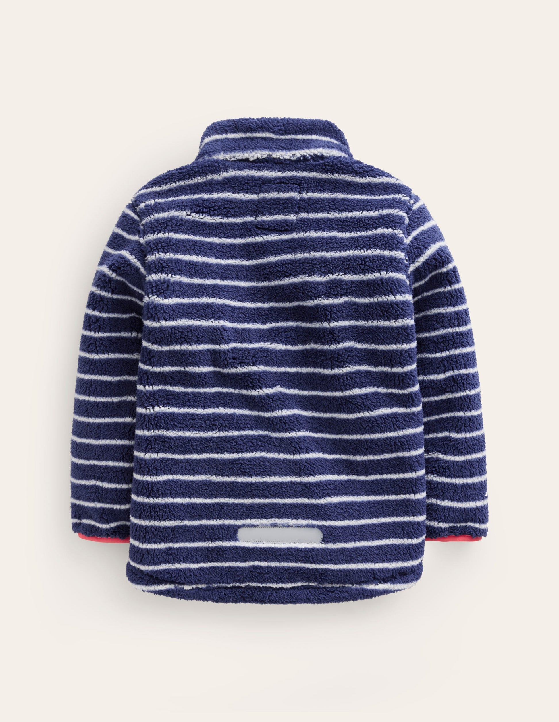 Cosy Windproof Fleece-College Navy / Ivory Stripe-2