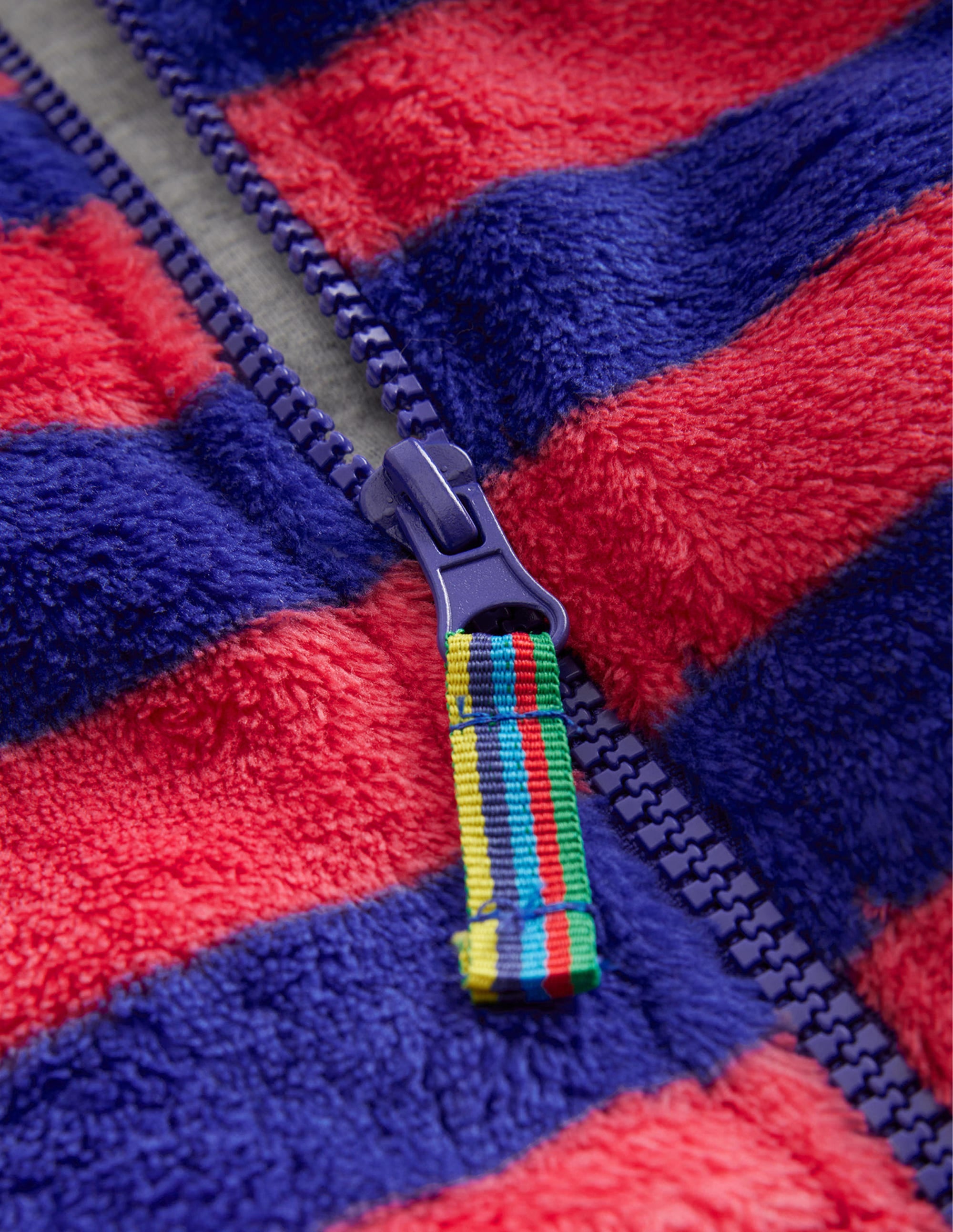 Cosy Fleece All-In-One-Jam/Sapphire Blue - Image 3
