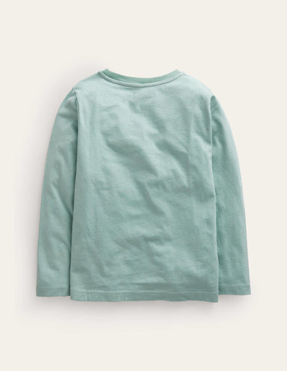 Dragon Appliqué T-shirt-Georgia Blue Dragons-2