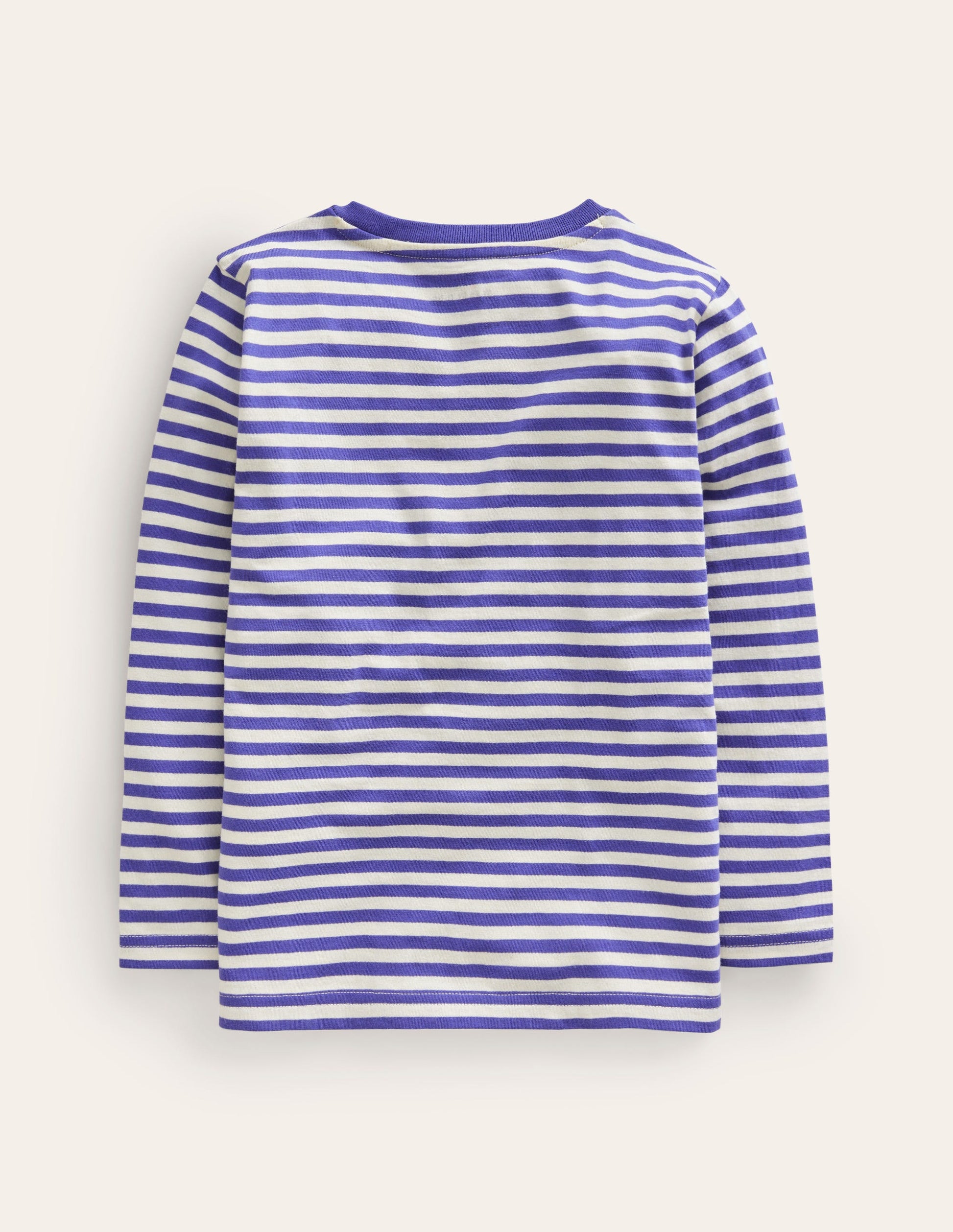 Long Sleeve Stitch T-shirt-Soft Starboard/Ivory Chick-2