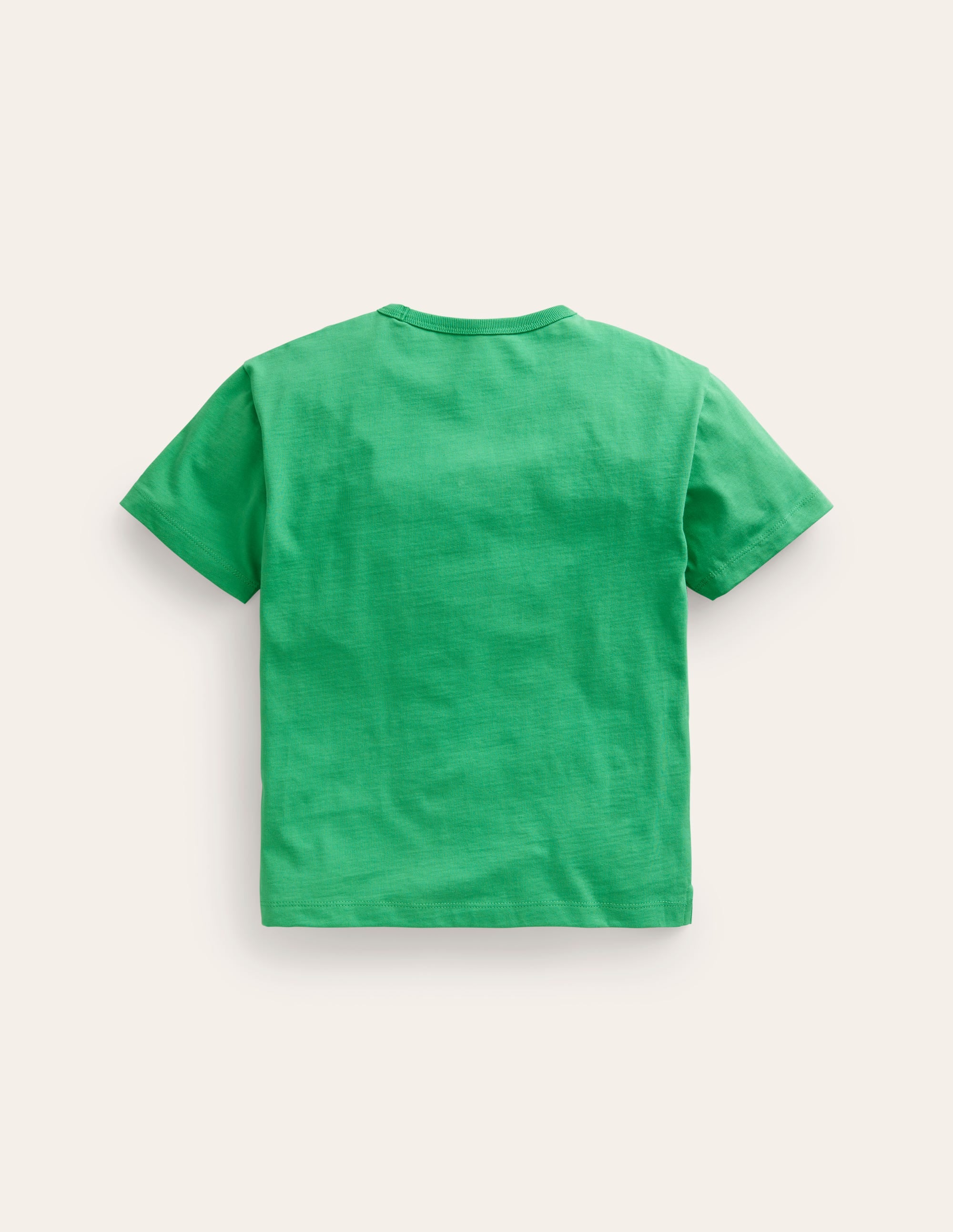Relaxed Printed T-Shirt-Pea Green Veggies - Image 2