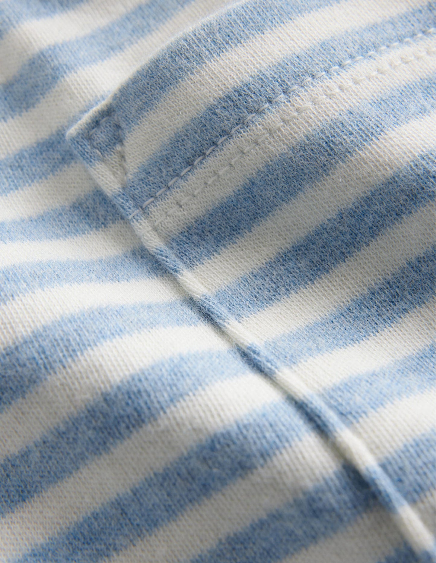 Cosy Brushed Top-Duck Egg Blue/Ivory
