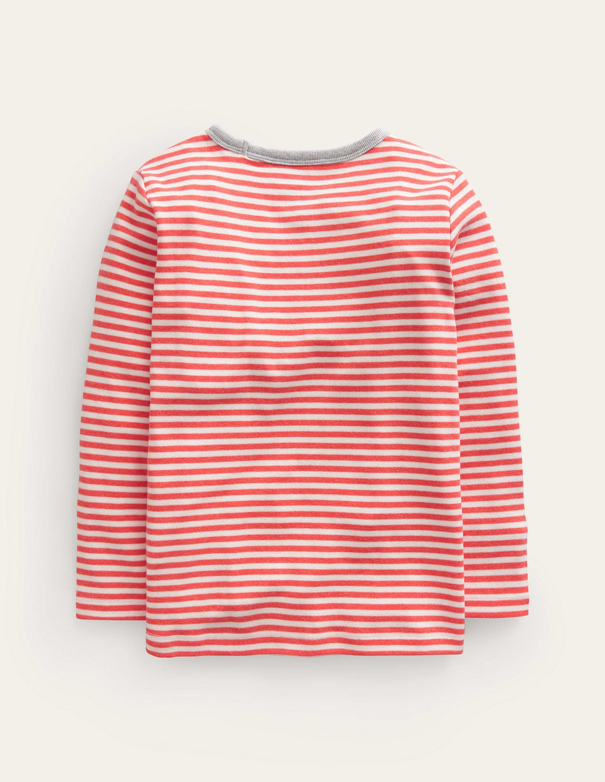 Cosy Brushed Top-Jam Red/Ivory-2