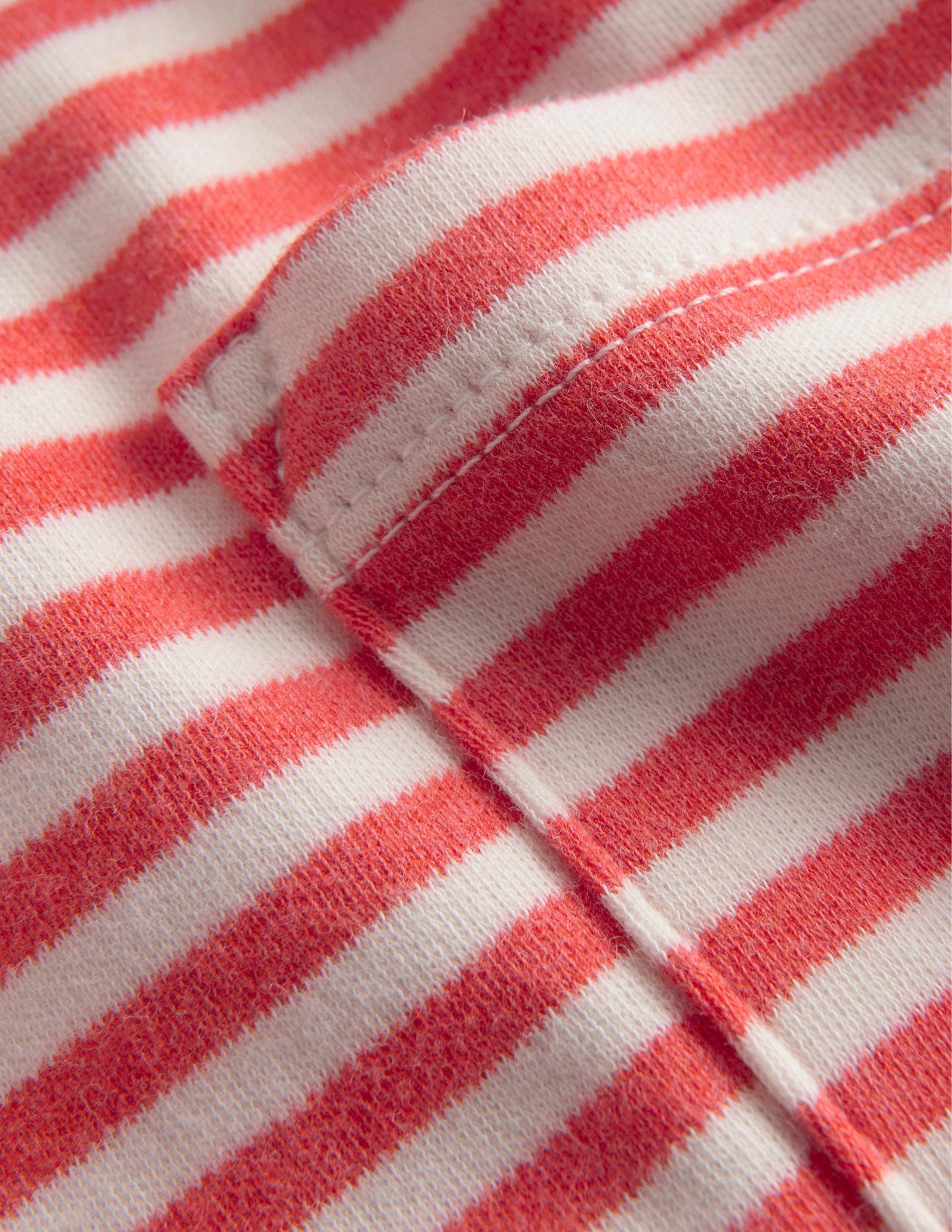 Cosy Brushed Top-Jam Red/Ivory
