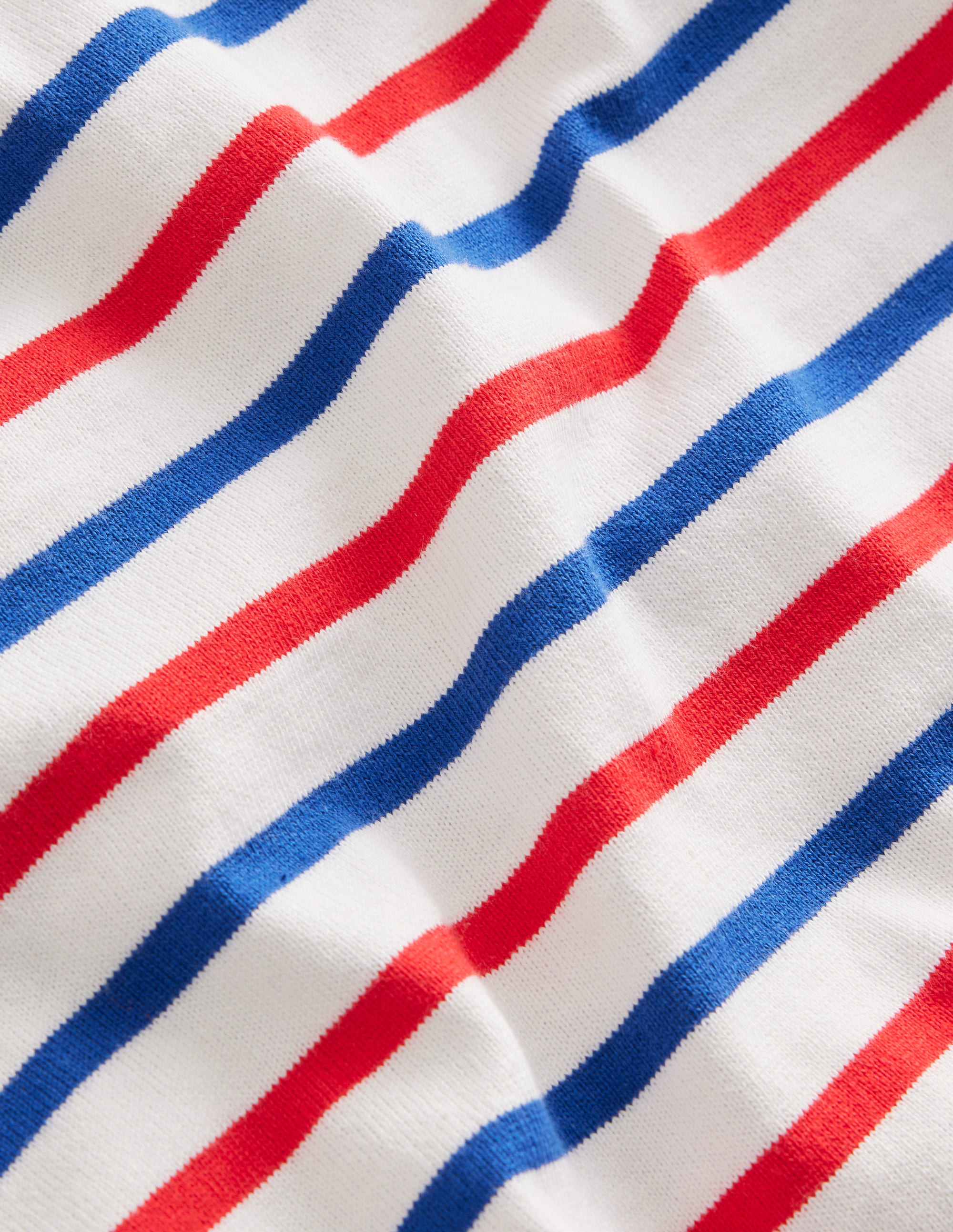 Mariner T-shirt-Sapphire Blue/ Poppy Red - Image 3
