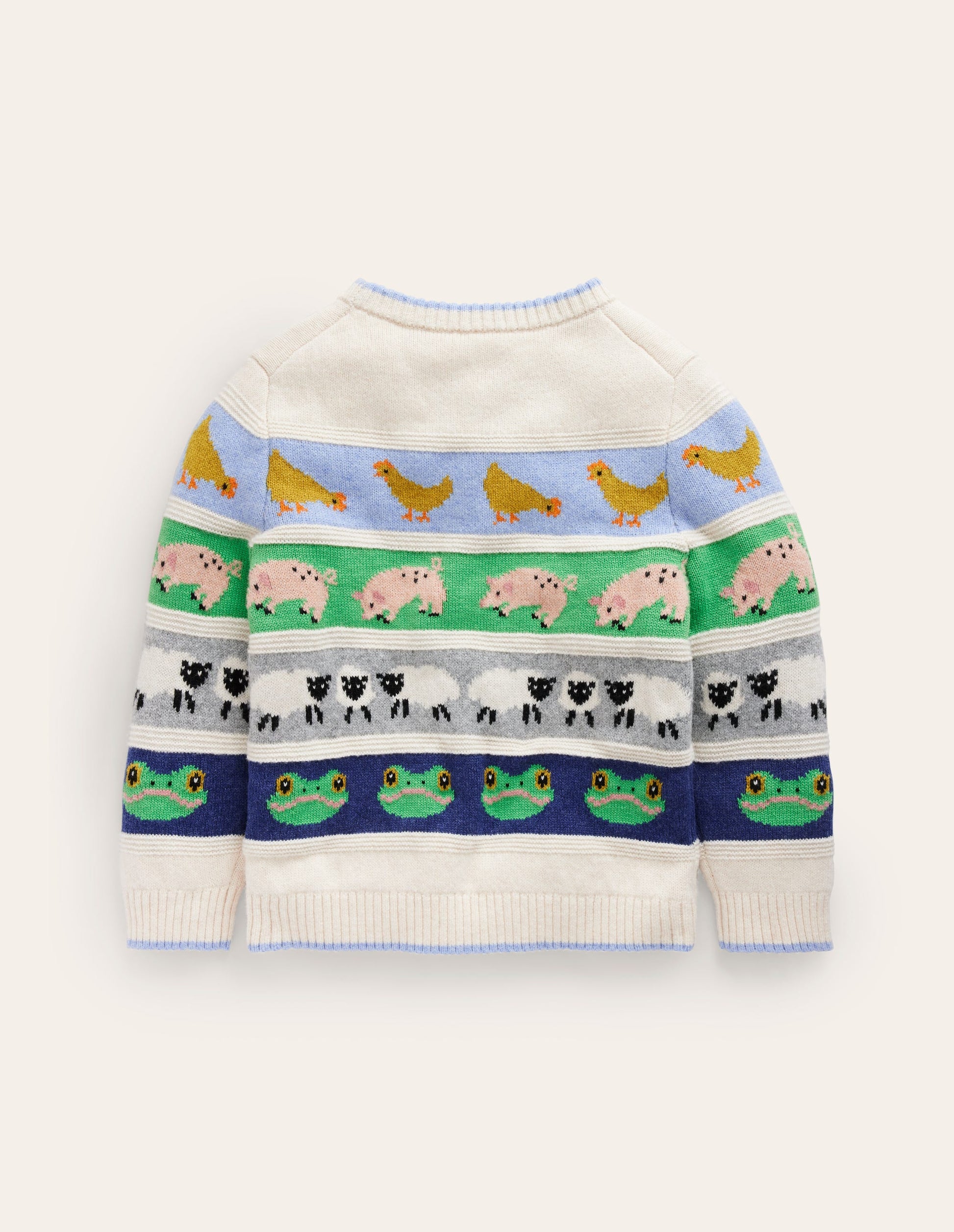 All Over Fair Isle Jumper-Easter Farm Animals-3